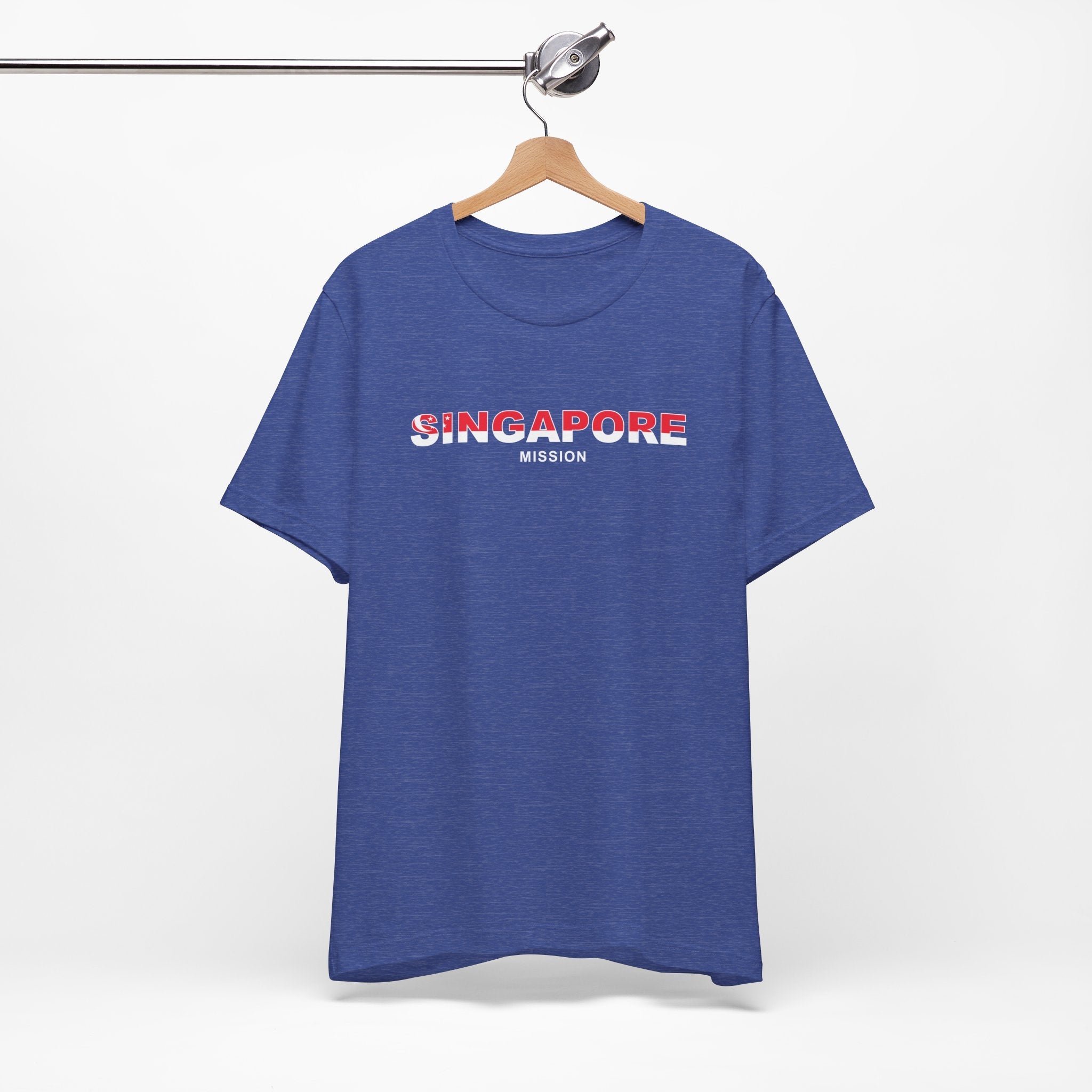 Singapore Mission Flag Title T-shirt - Mission Wishlist - LDS Missionary Gift Store