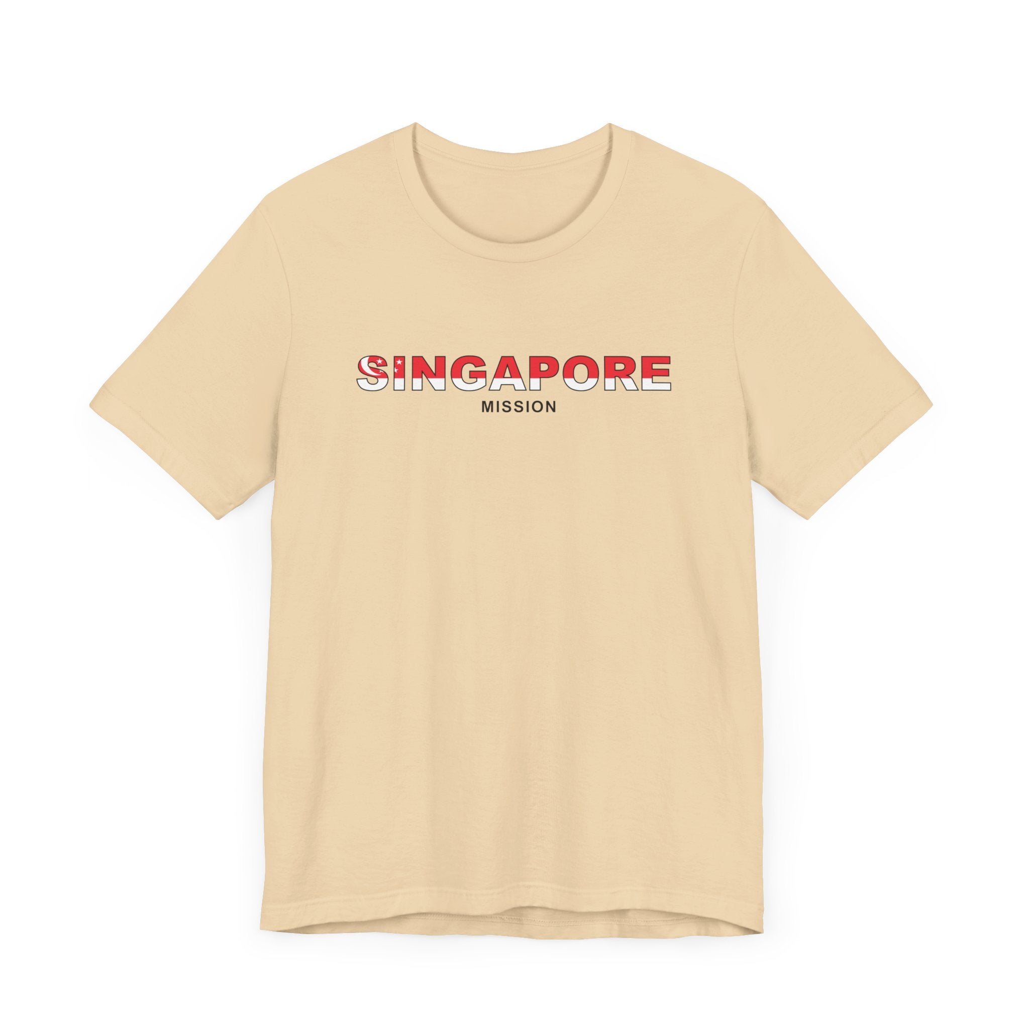 Singapore Mission Flag Title T-shirt - Mission Wishlist - LDS Missionary Gift Store