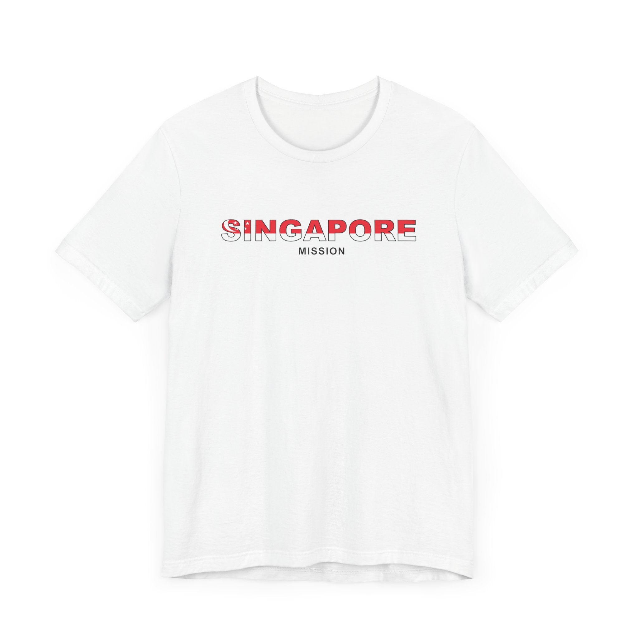 Singapore Mission Flag Title T-shirt - Mission Wishlist - LDS Missionary Gift Store