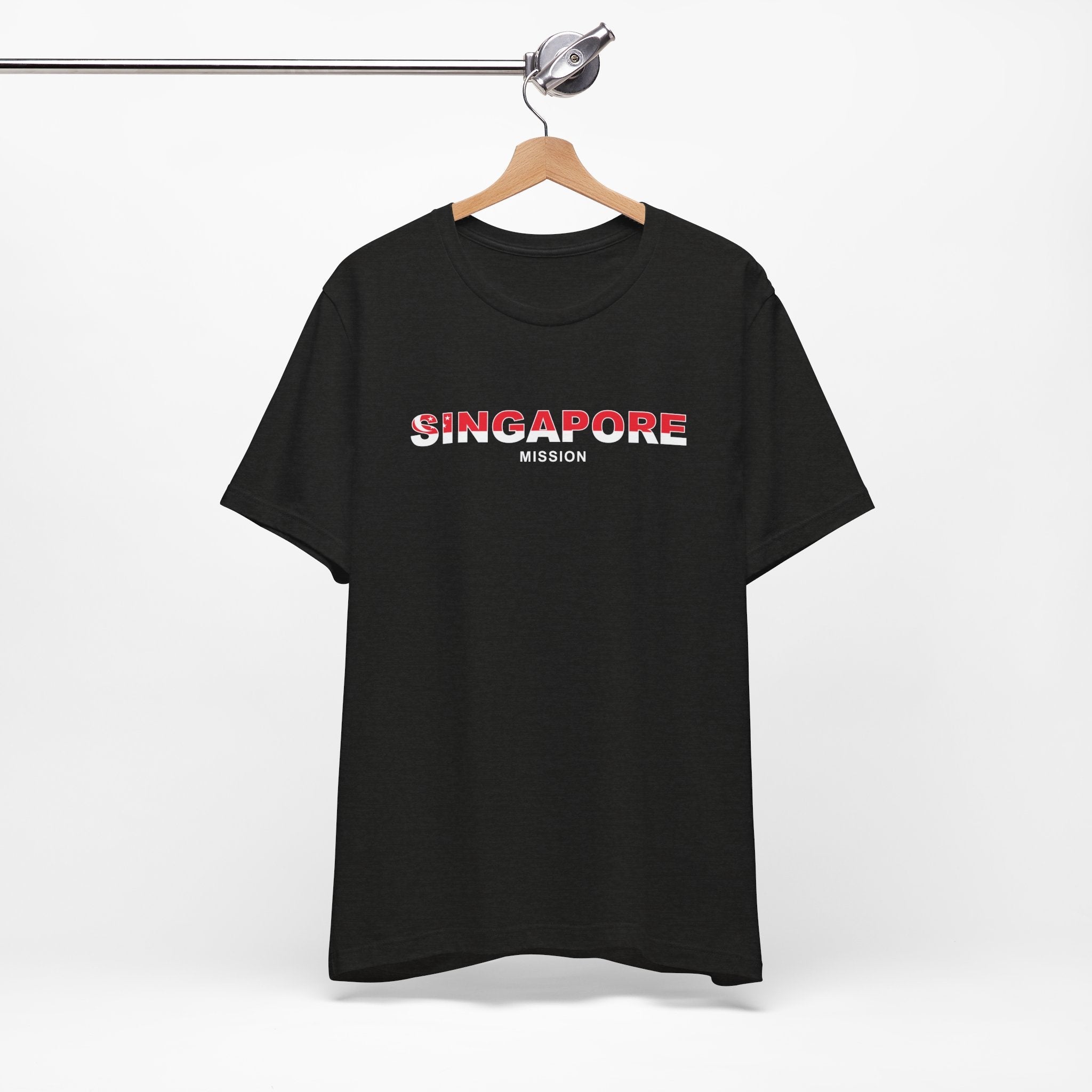 Singapore Mission Flag Title T-shirt - Mission Wishlist - LDS Missionary Gift Store
