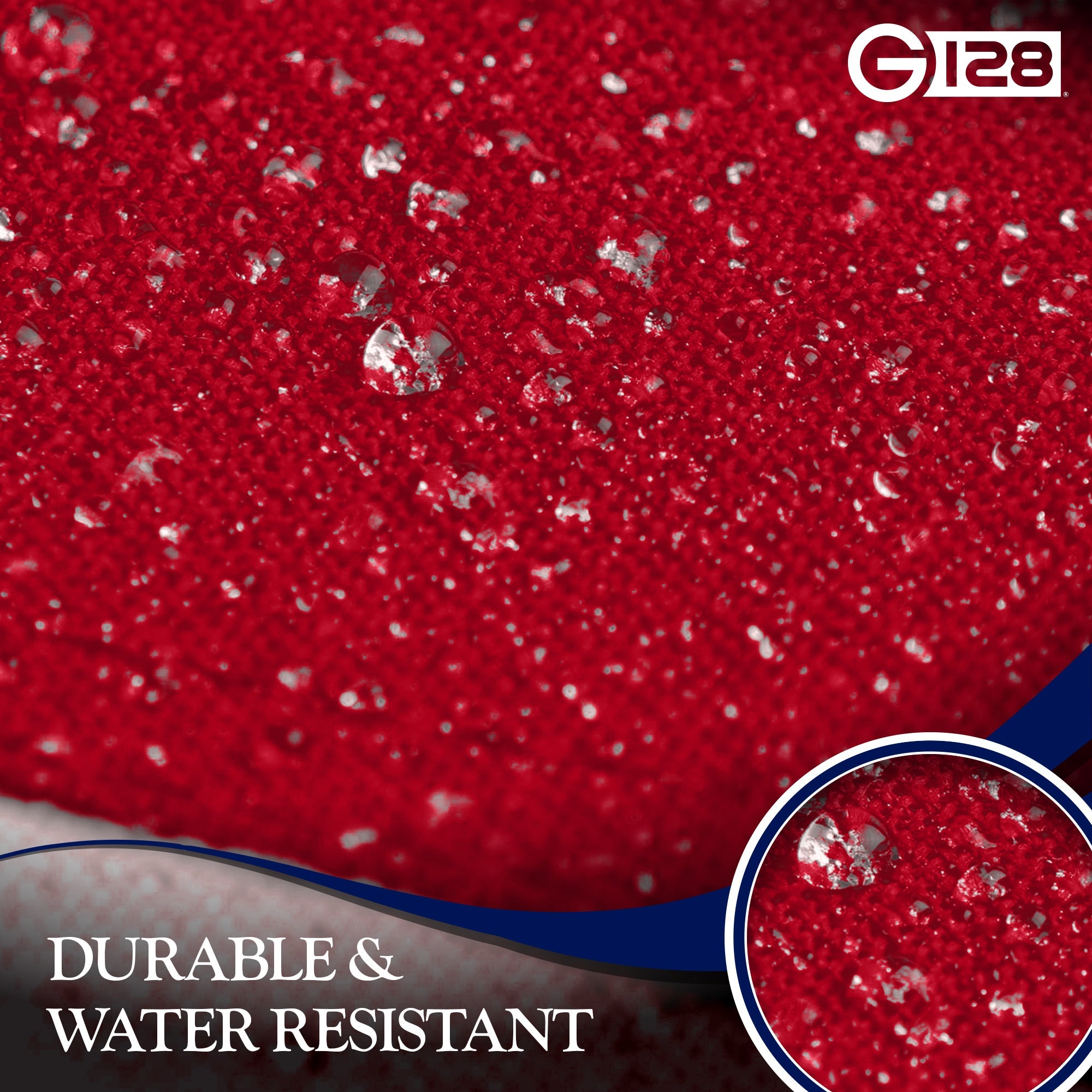 G128 North Carolina State Flag | 6x10 Ft | StormFlyer Series Embroidered 220GSM Spun Polyester | Embroidered Design, Indoor/Outdoor, Brass Grommets, Heavy Duty, All Weather