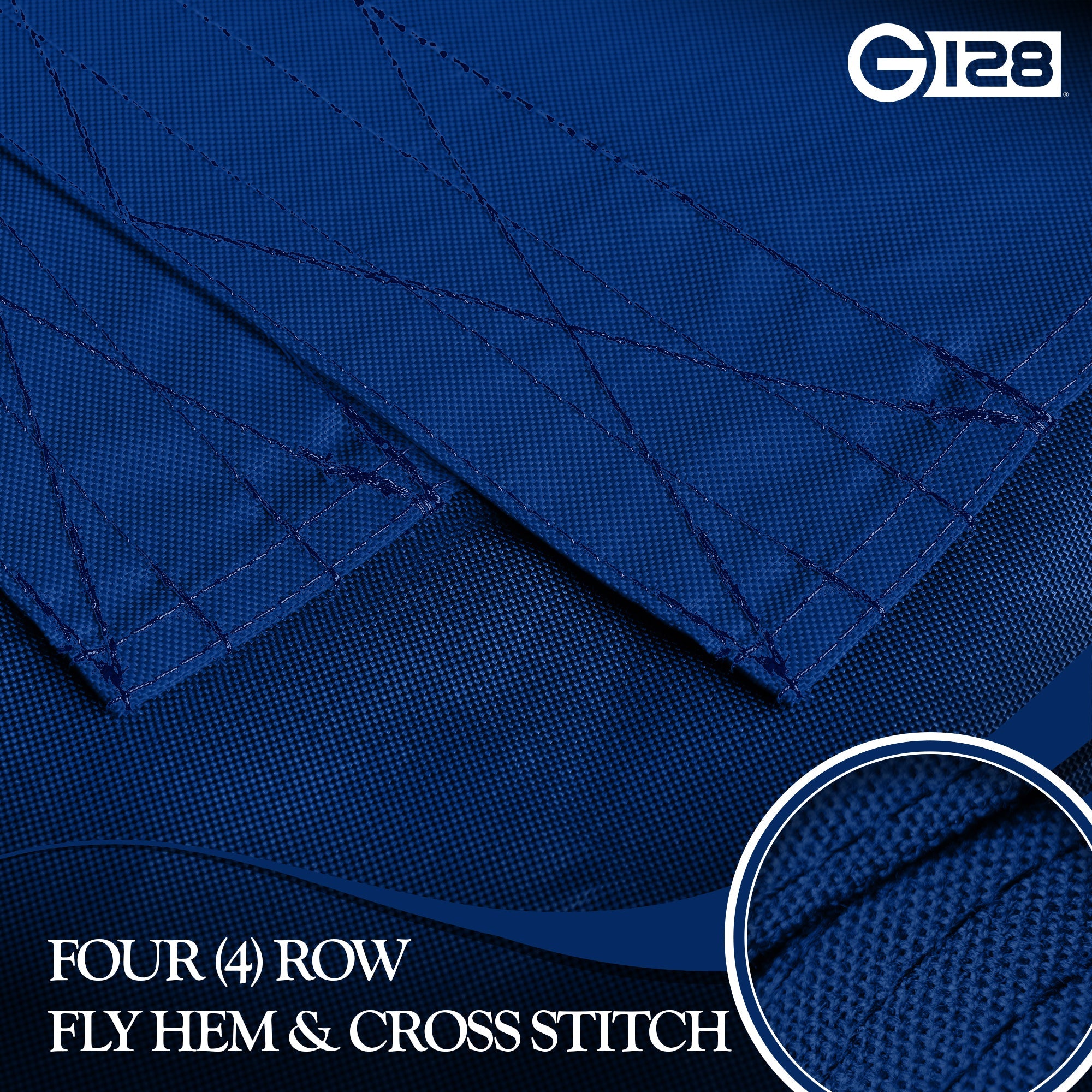 G128 South Carolina SC State Flag | 5x8 Ft | StormFlyer Series Embroidered 220GSM Spun Polyester | Embroidered Design, Indoor/Outdoor, Brass Grommets, Heavy Duty, All Weather