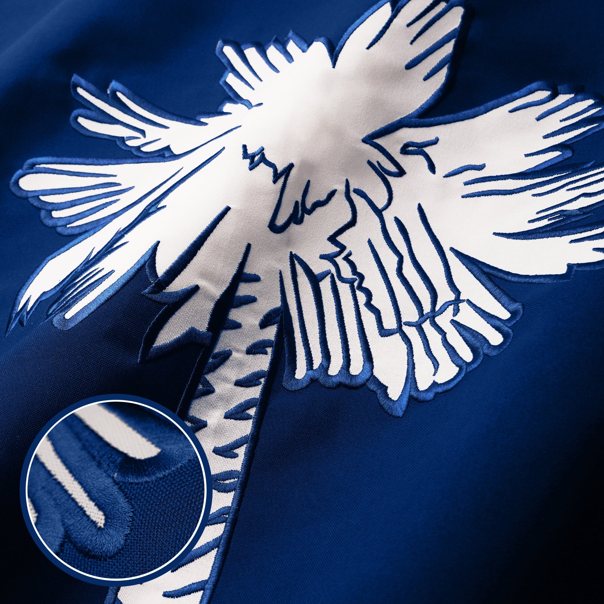 G128 South Carolina SC State Flag | 2.5x4 Ft | StormFlyer Series Embroidered 220GSM Spun Polyester | Embroidered Design, Indoor/Outdoor, Brass Grommets, Heavy Duty, All Weather
