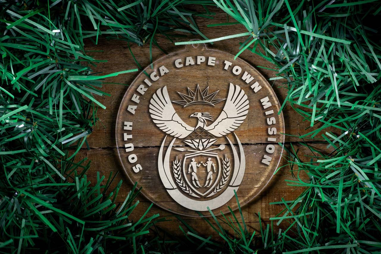 South Africa Cape Town Mission Christmas Ornament - Latter-Day Saint LDS Missionary Gift - Book of Mormon