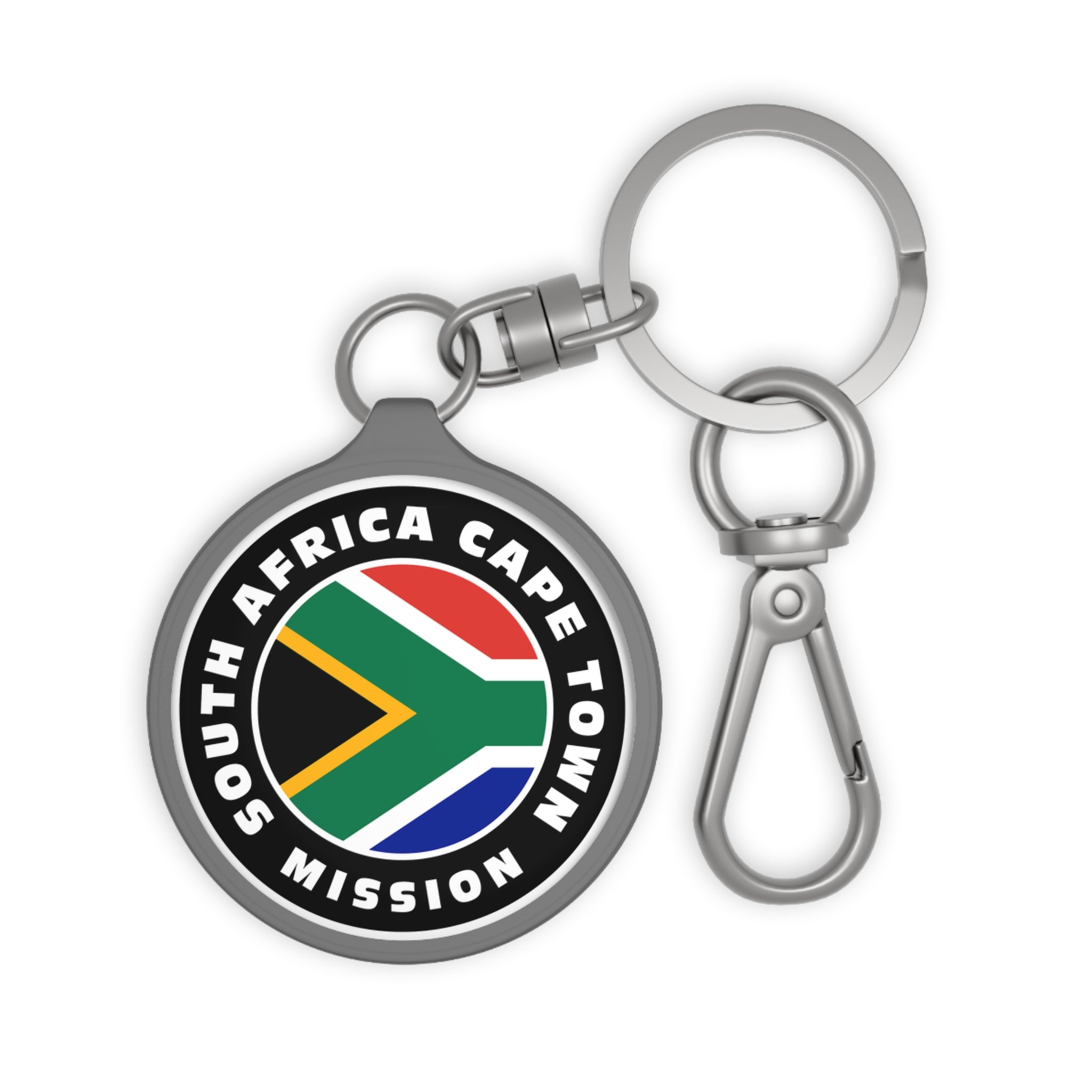 South Africa Cape Town Mission Circle Flag Key Tag - Mission Wishlist - LDS Missionary Gift Store