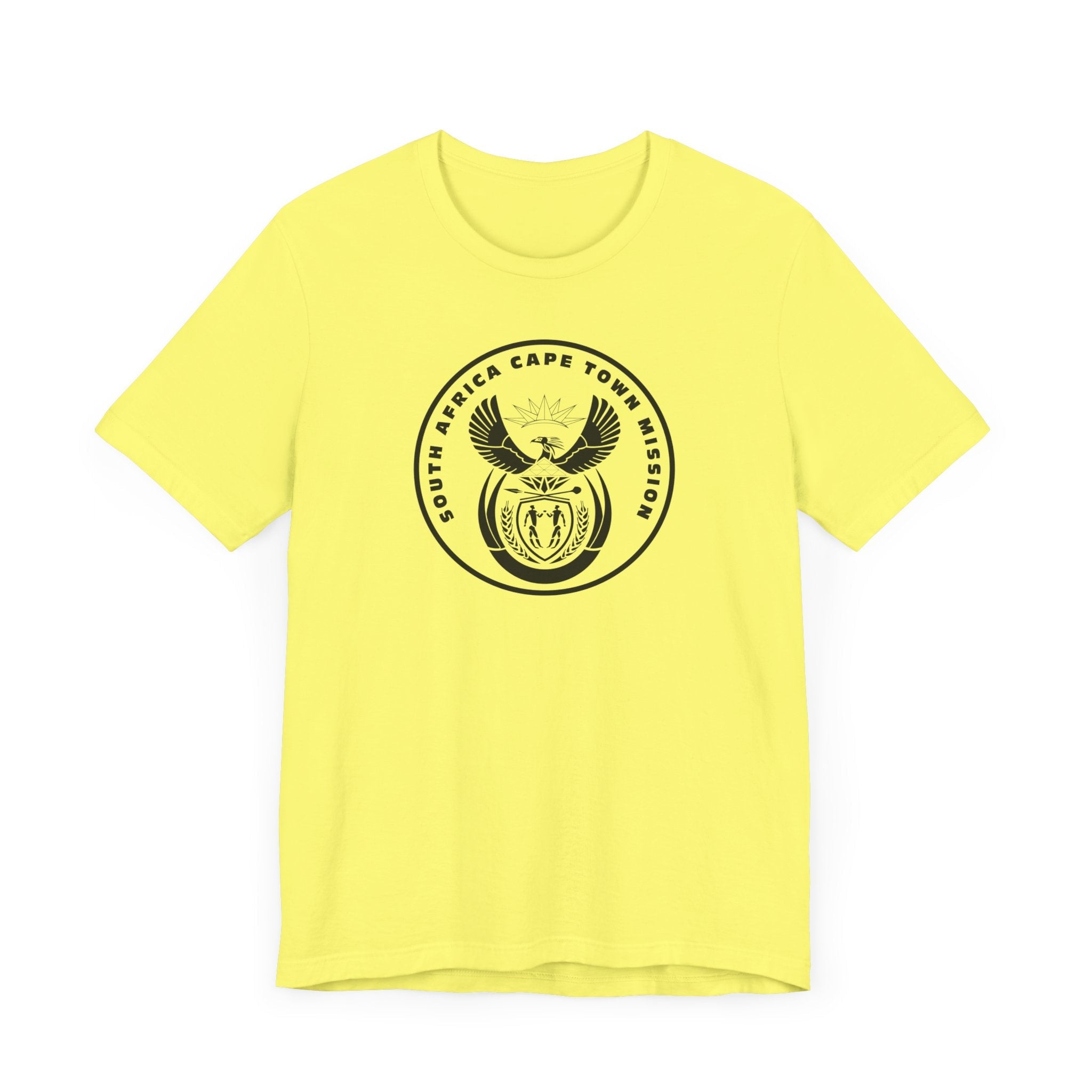 South Africa Cape Town Mission Circular Monochrome Logo T-Shirt - Mission Wishlist - LDS Missionary Gift Store