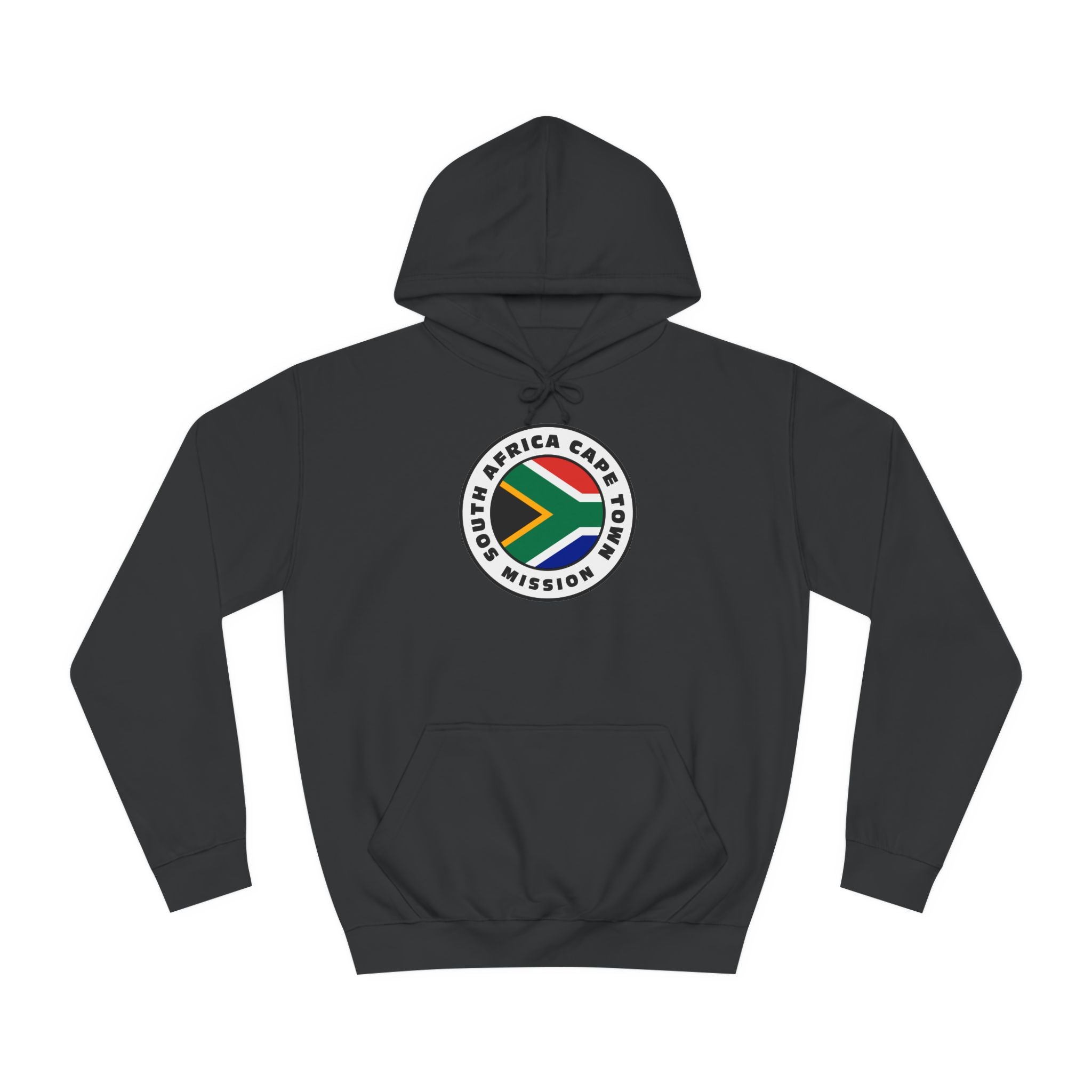South Africa Cape Town Mission Flag Logo (White Border) College Hoodie - Mission Wishlist - LDS Missionary Gift Store