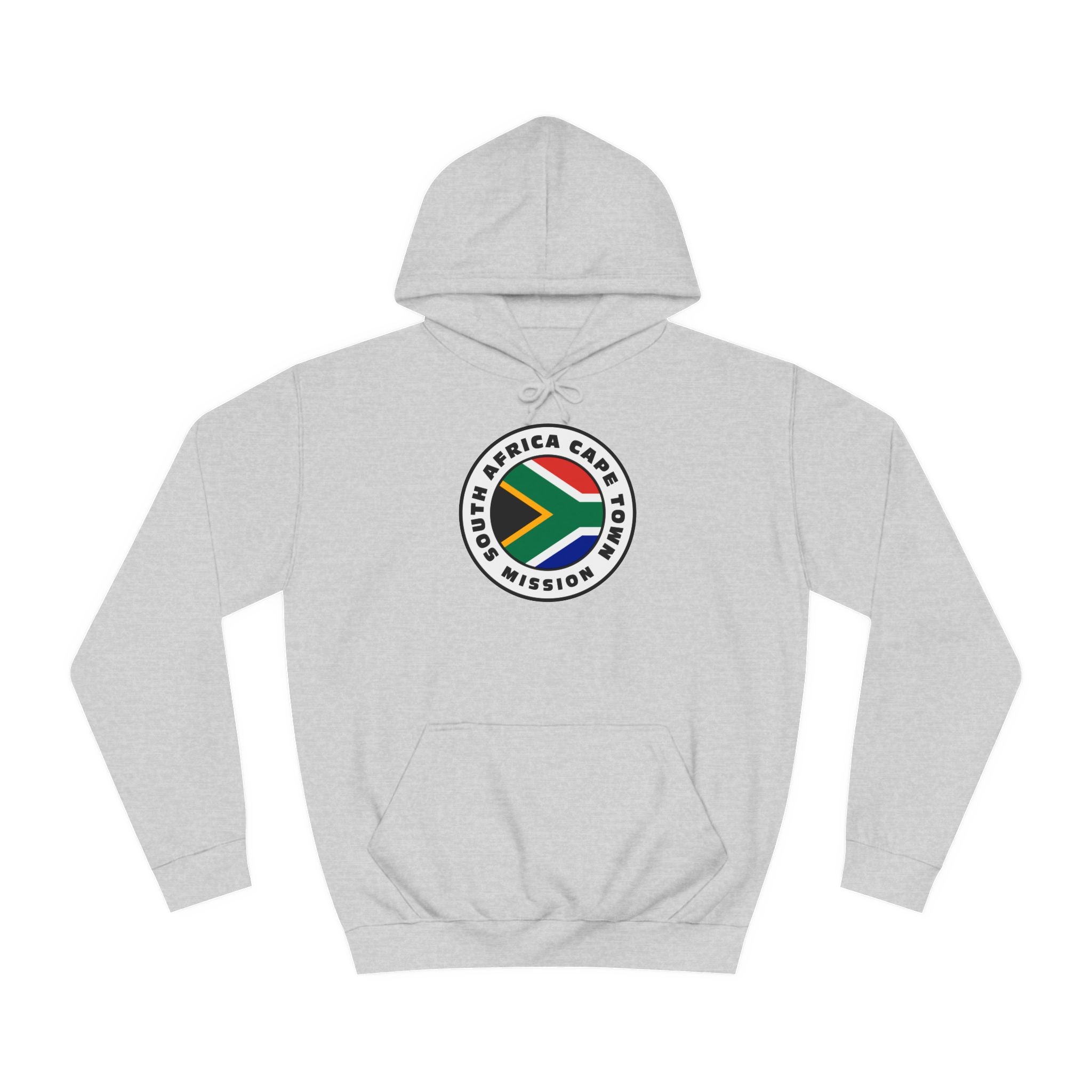 South Africa Cape Town Mission Flag Logo (White Border) College Hoodie - Mission Wishlist - LDS Missionary Gift Store
