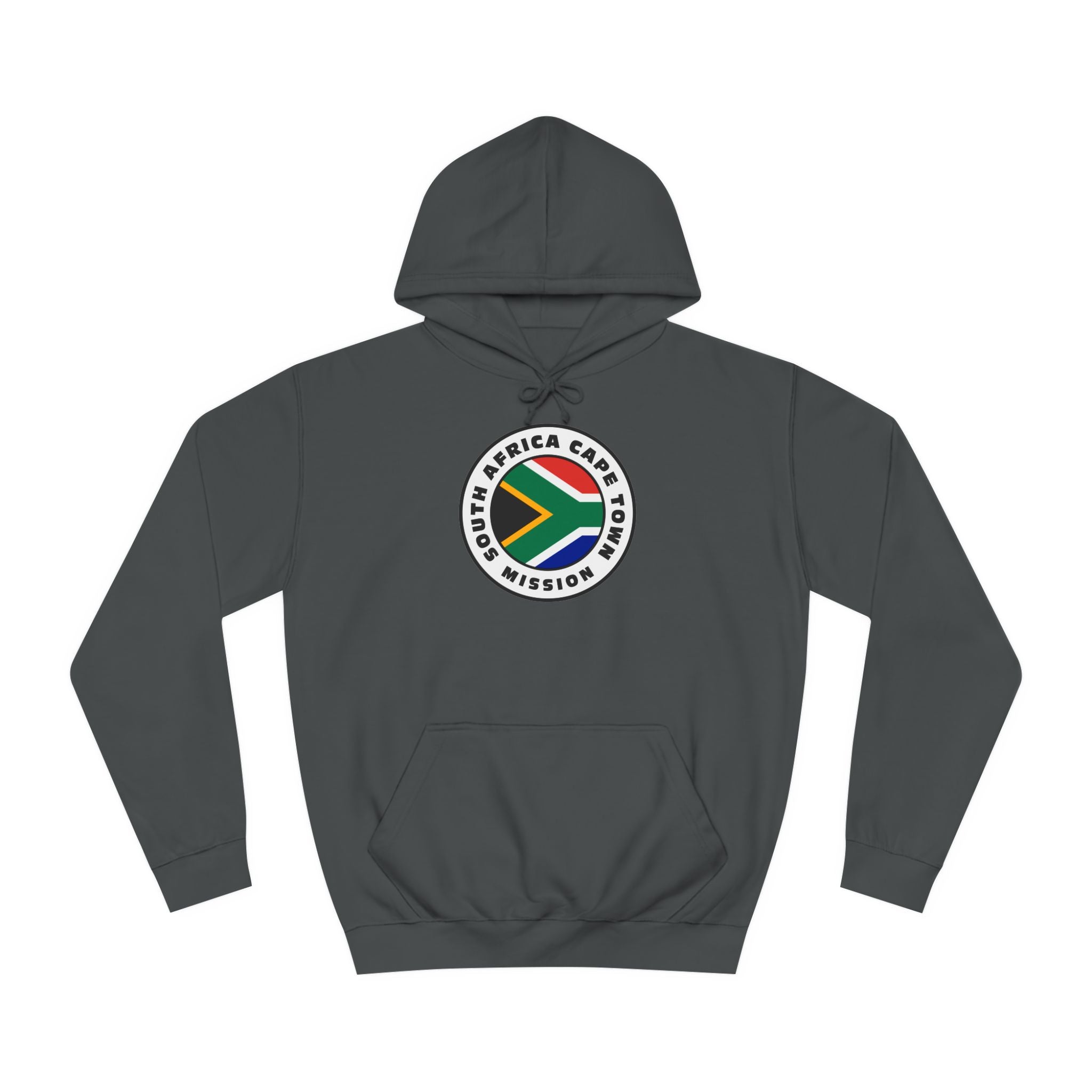 South Africa Cape Town Mission Flag Logo (White Border) College Hoodie - Mission Wishlist - LDS Missionary Gift Store