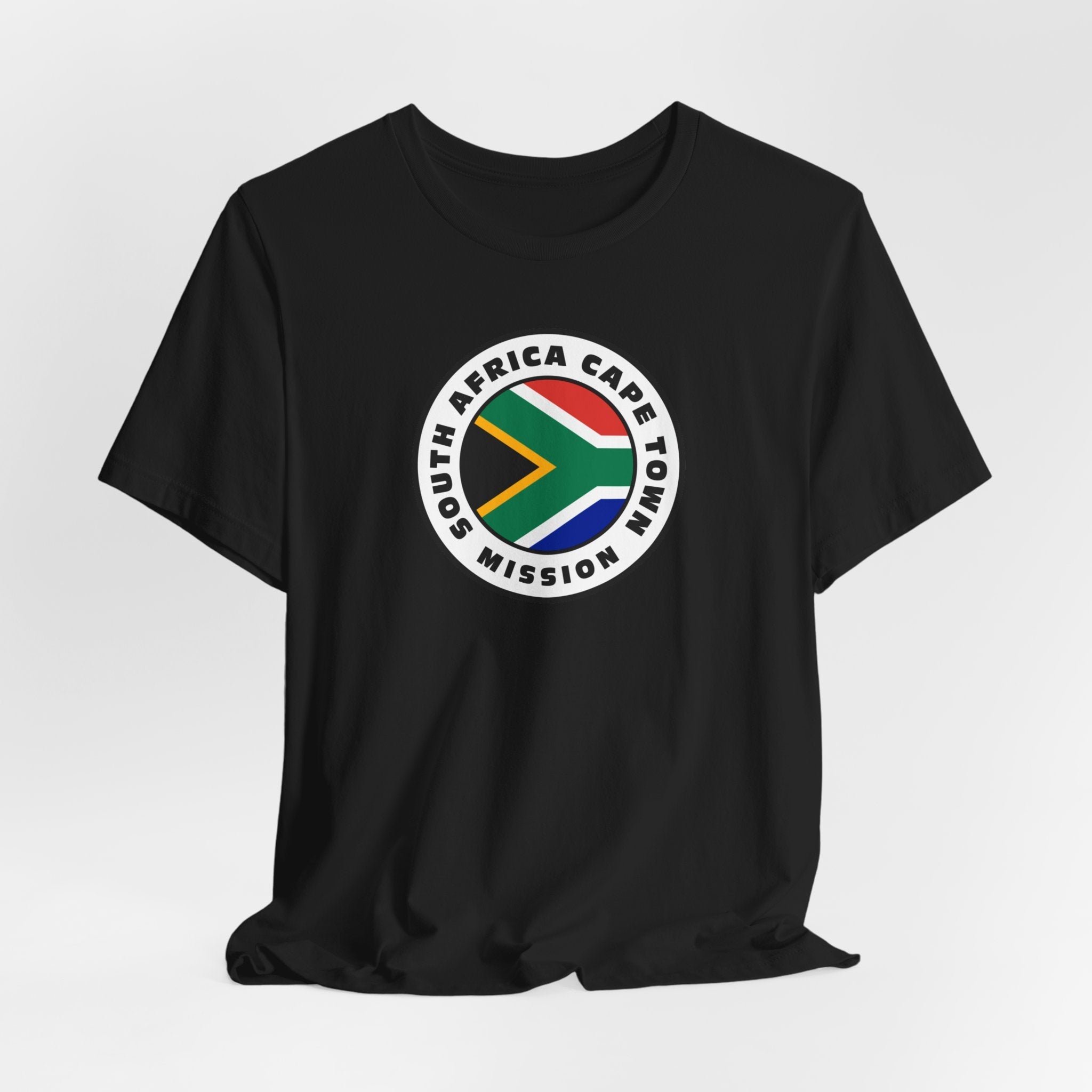 South Africa Cape Town Mission Flag Logo (White Border) T-shirt - Mission Wishlist - LDS Missionary Gift Store