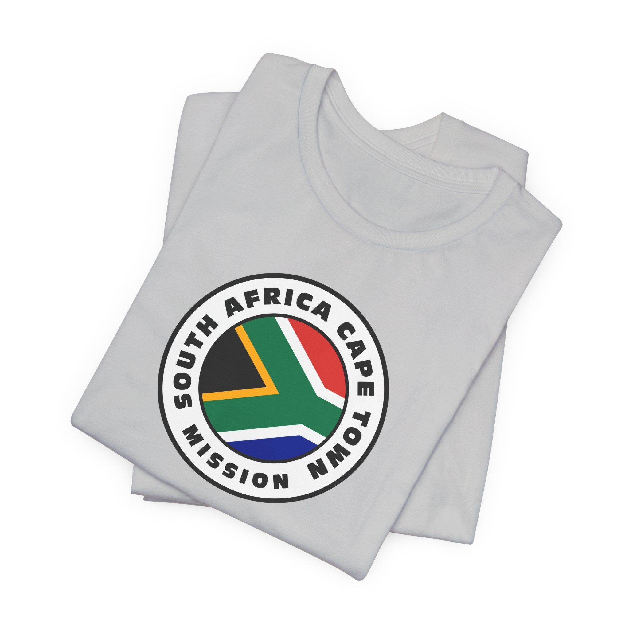 South Africa Cape Town Mission Flag Logo (White Border) T-shirt - Mission Wishlist - LDS Missionary Gift Store