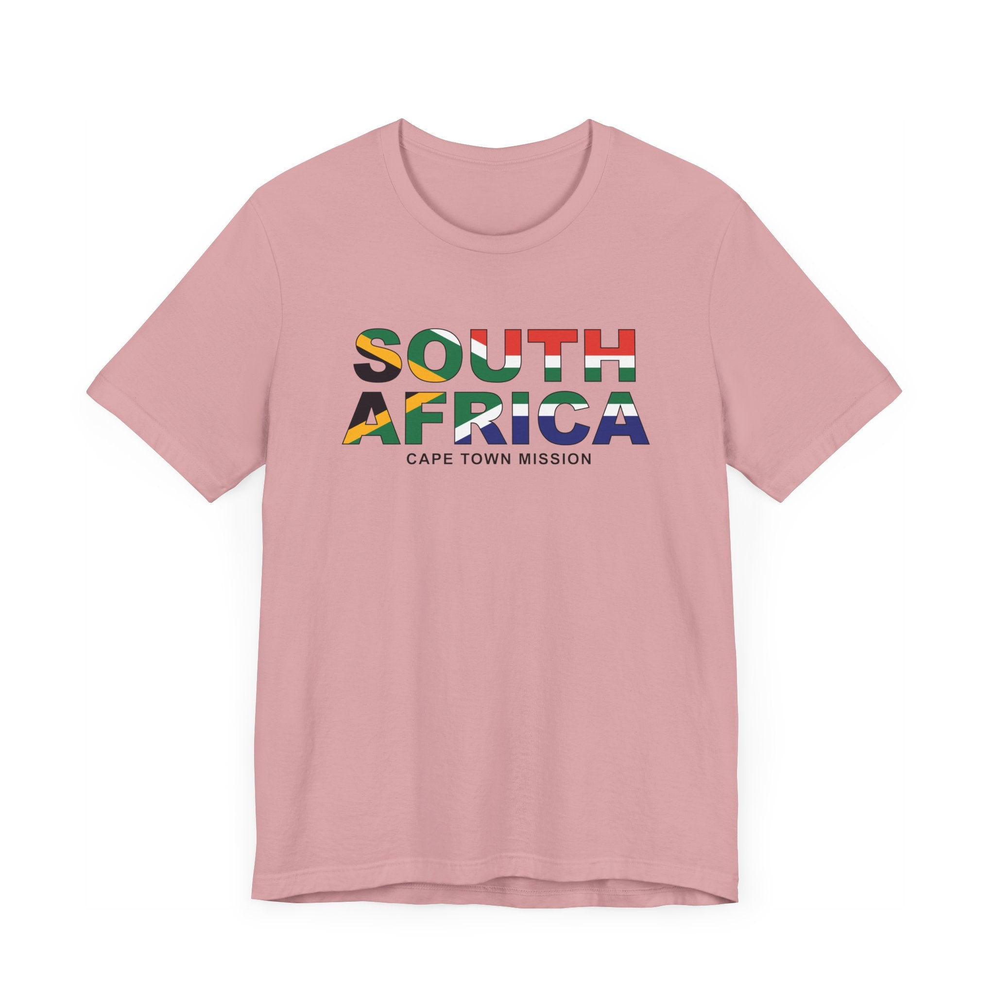 South Africa Cape Town Mission Flag Title T-shirt - Mission Wishlist - LDS Missionary Gift Store