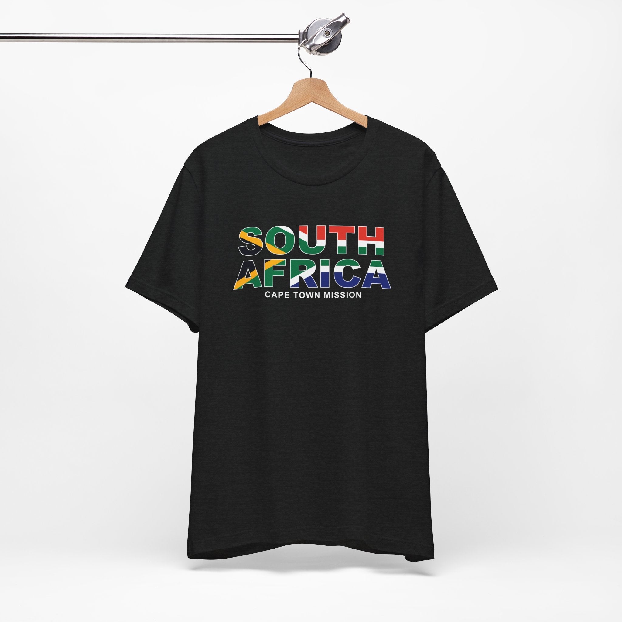 South Africa Cape Town Mission Flag Title T-shirt - Mission Wishlist - LDS Missionary Gift Store