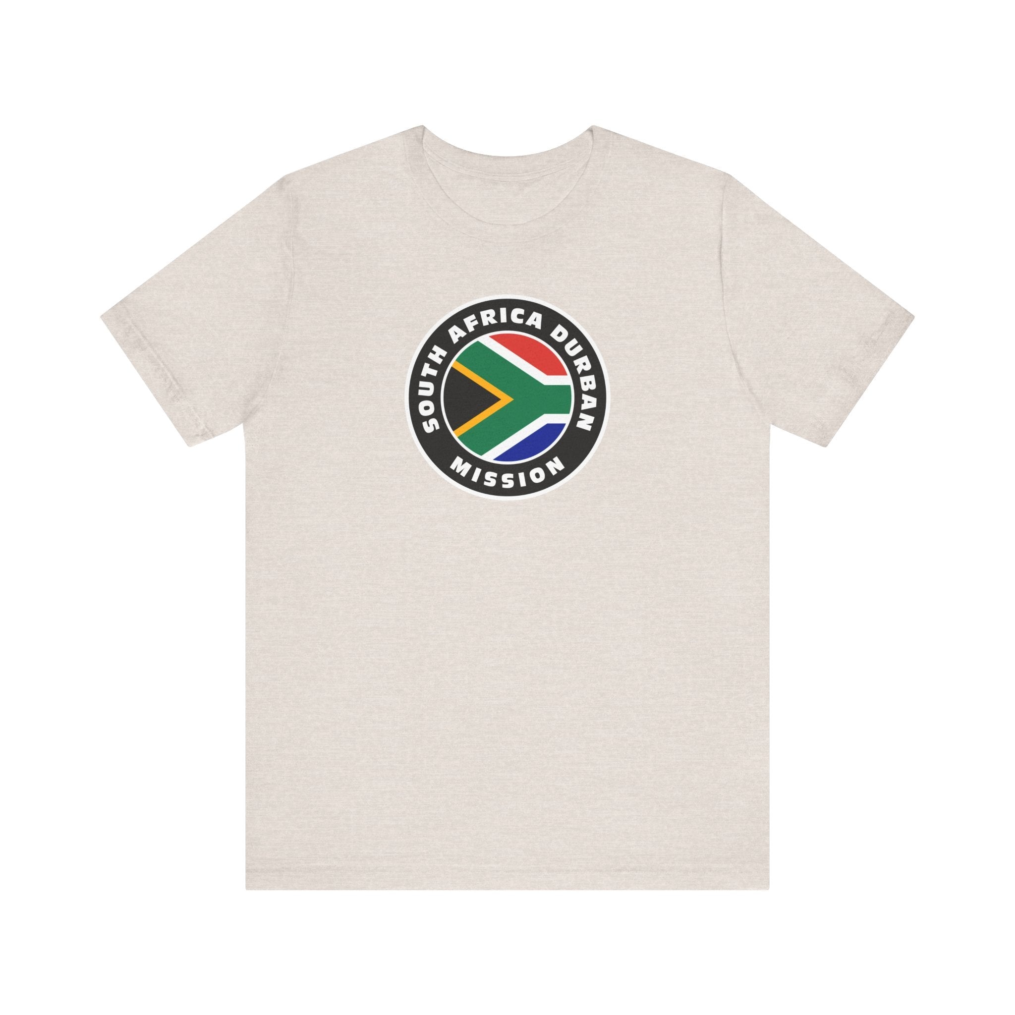 South Africa Durban Mission Flag Logo (Black Border) T-shirt - Mission Wishlist - LDS Missionary Gift Store