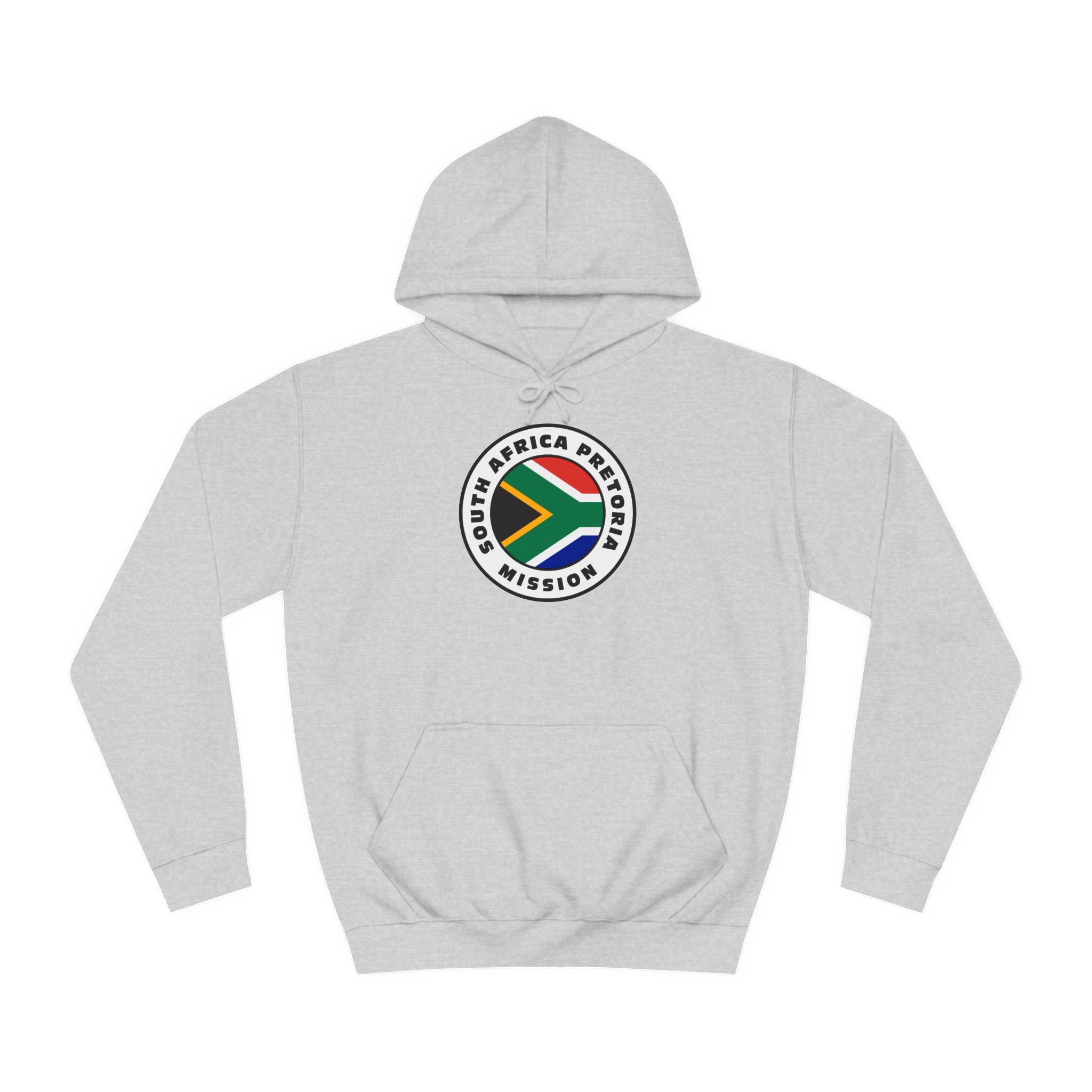 South Africa Durban Mission Flag Logo (White Border) College Hoodie - Mission Wishlist - LDS Missionary Gift Store