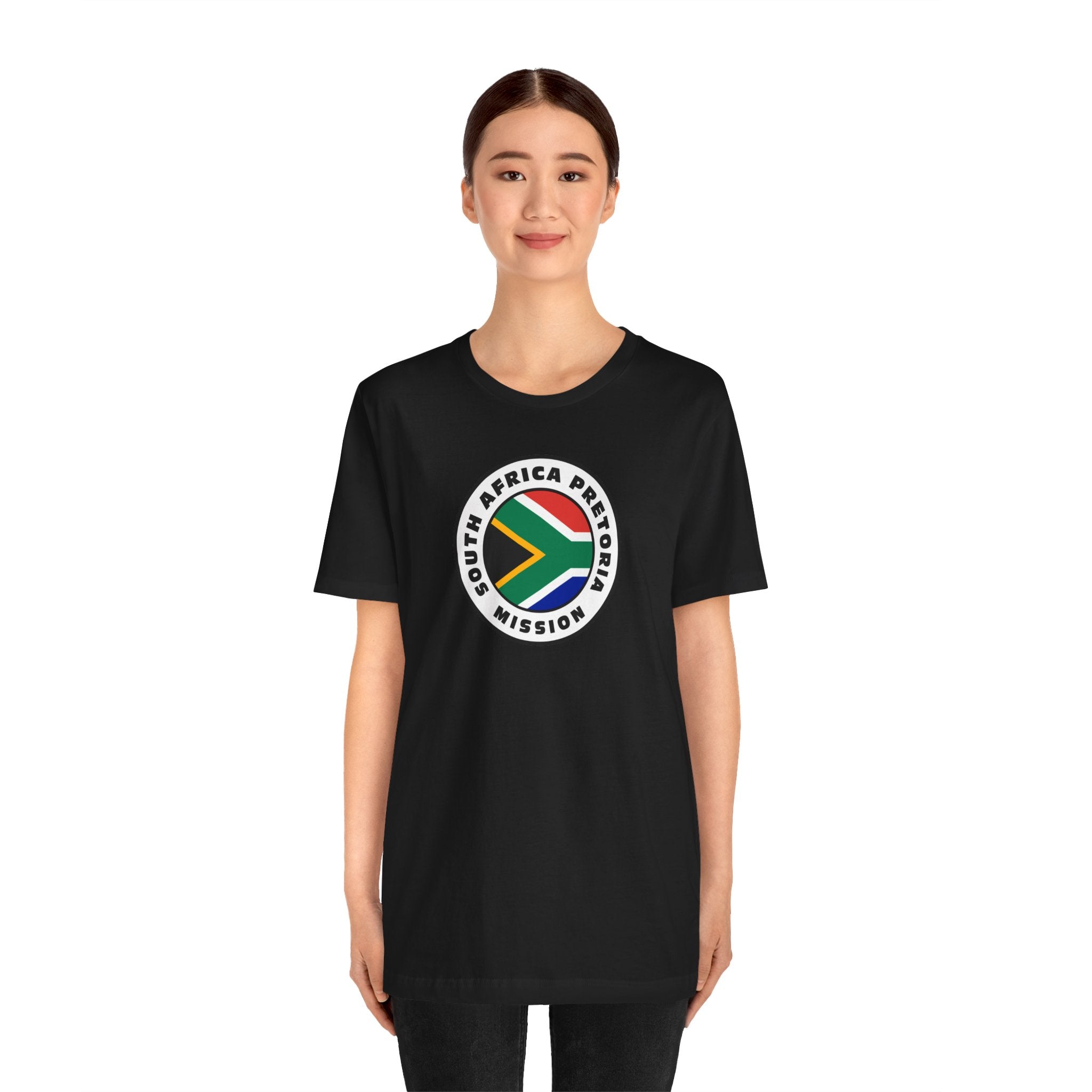 South Africa Durban Mission Flag Logo (White Border) T-shirt - Mission Wishlist - LDS Missionary Gift Store