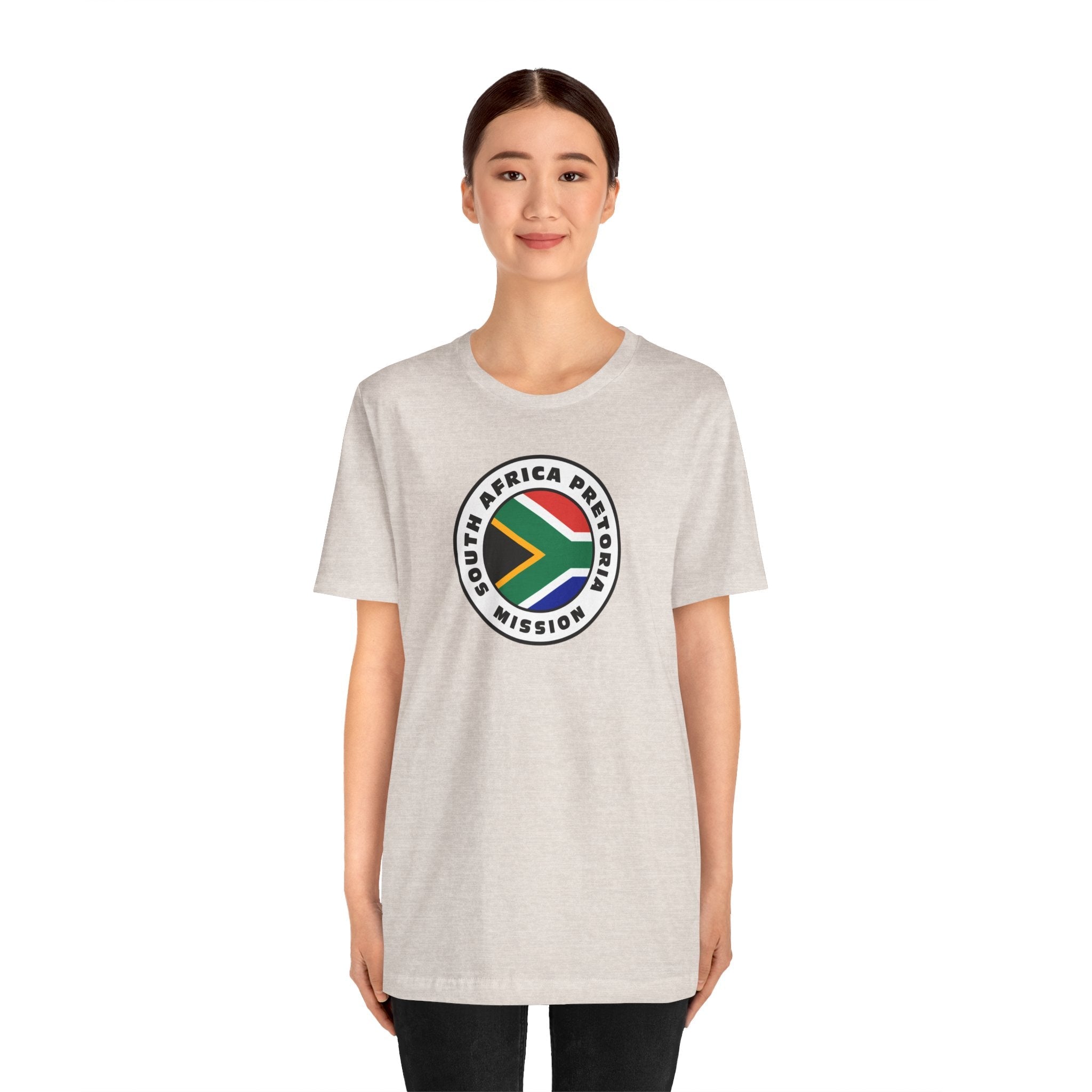 South Africa Durban Mission Flag Logo (White Border) T-shirt - Mission Wishlist - LDS Missionary Gift Store