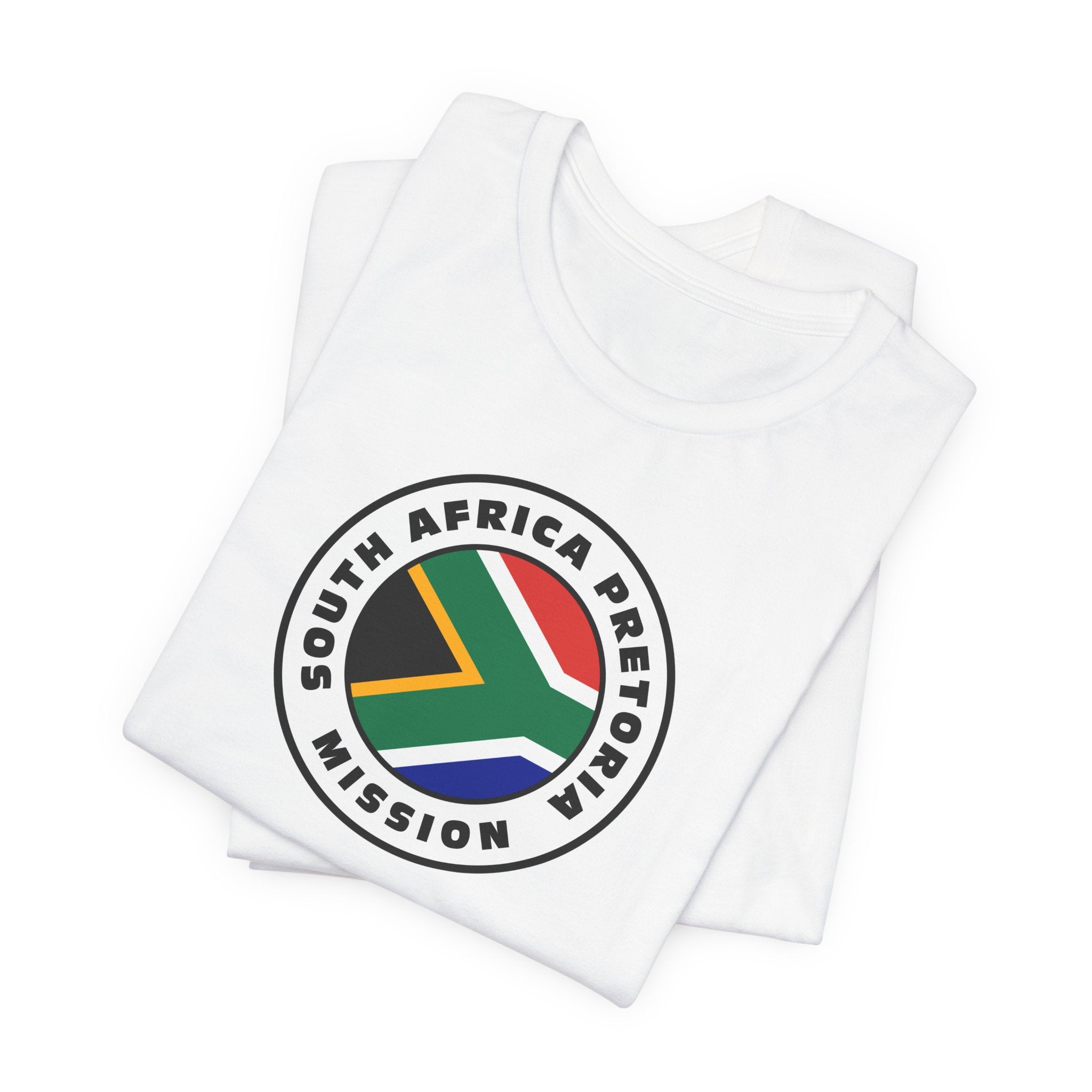 South Africa Durban Mission Flag Logo (White Border) T-shirt - Mission Wishlist - LDS Missionary Gift Store