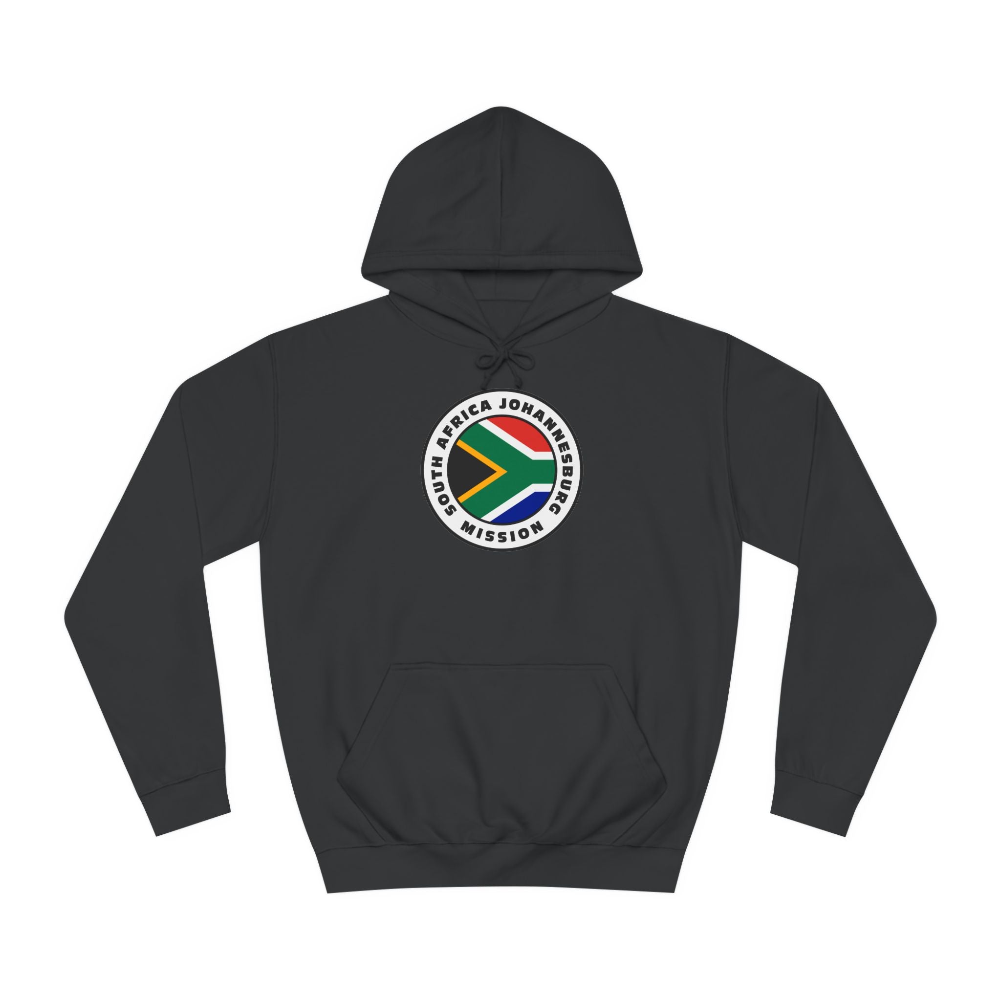 South Africa Johannesburg Mission Flag Logo (White Border) College Hoodie - Mission Wishlist - LDS Missionary Gift Store