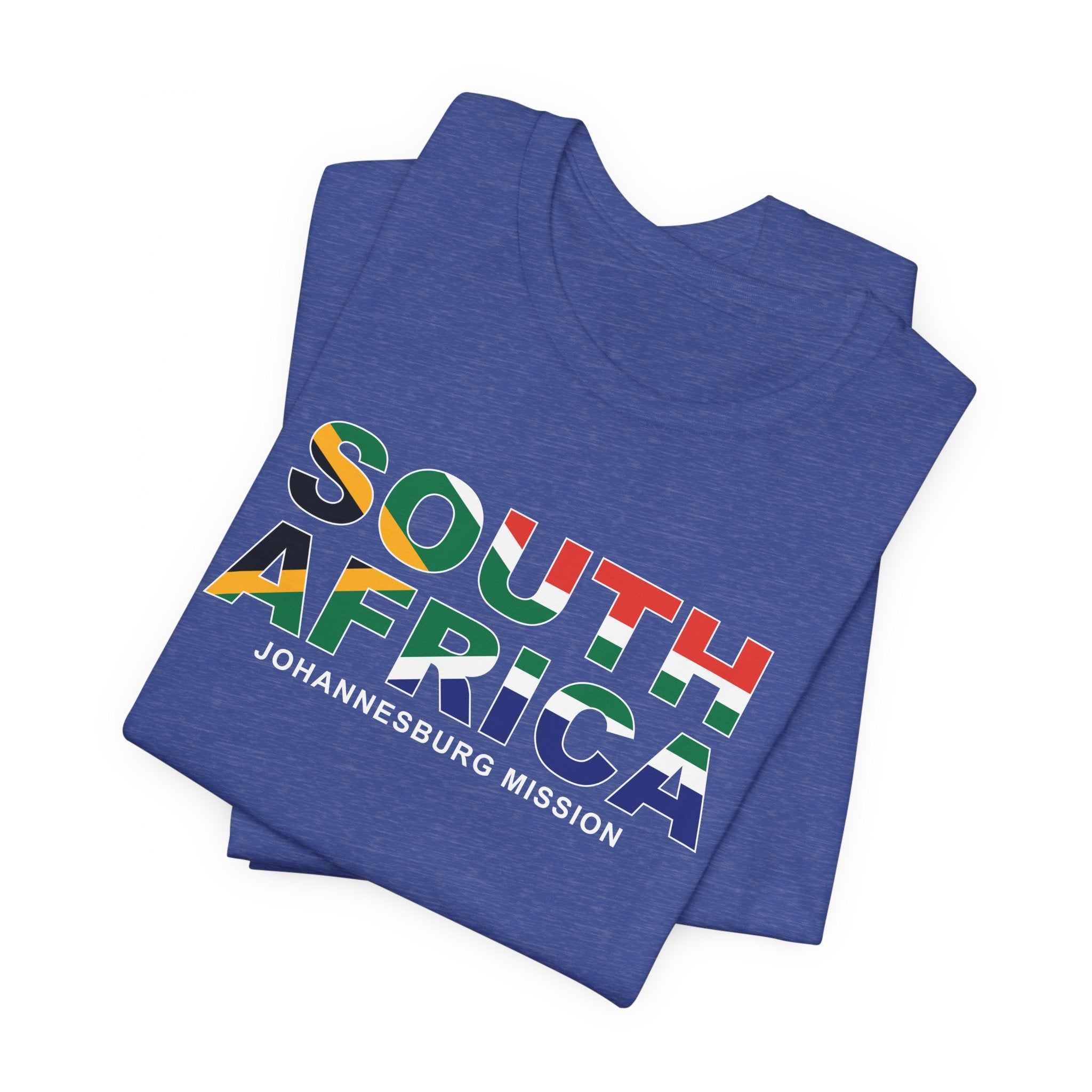 South Africa Johannesburg Mission Flag Title T-shirt - Mission Wishlist - LDS Missionary Gift Store