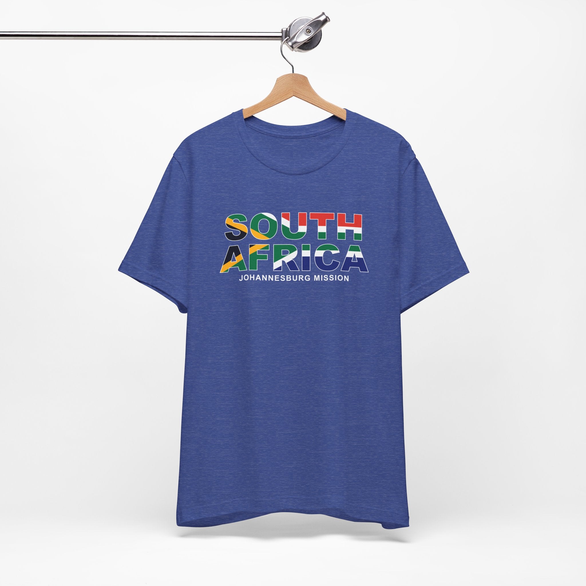 South Africa Johannesburg Mission Flag Title T-shirt - Mission Wishlist - LDS Missionary Gift Store