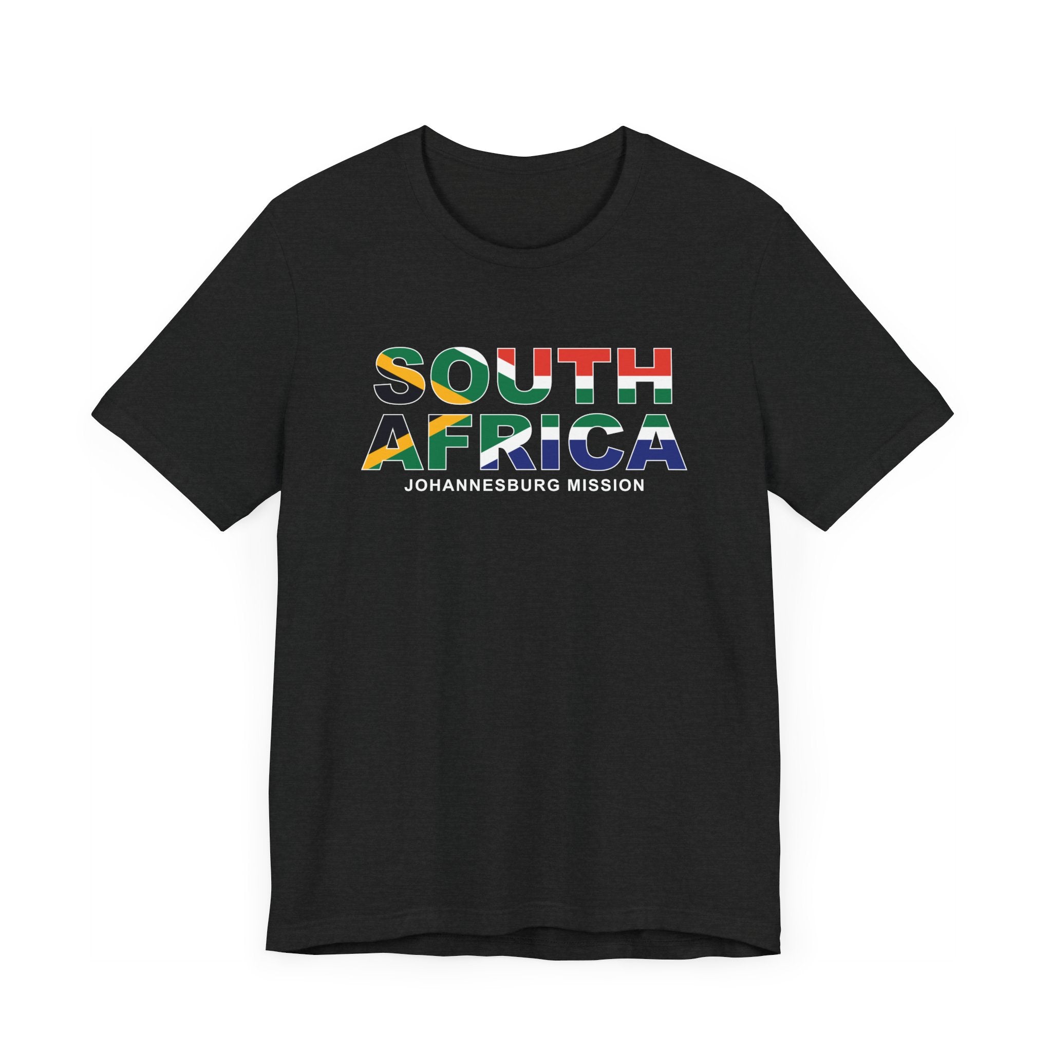 South Africa Johannesburg Mission Flag Title T-shirt - Mission Wishlist - LDS Missionary Gift Store