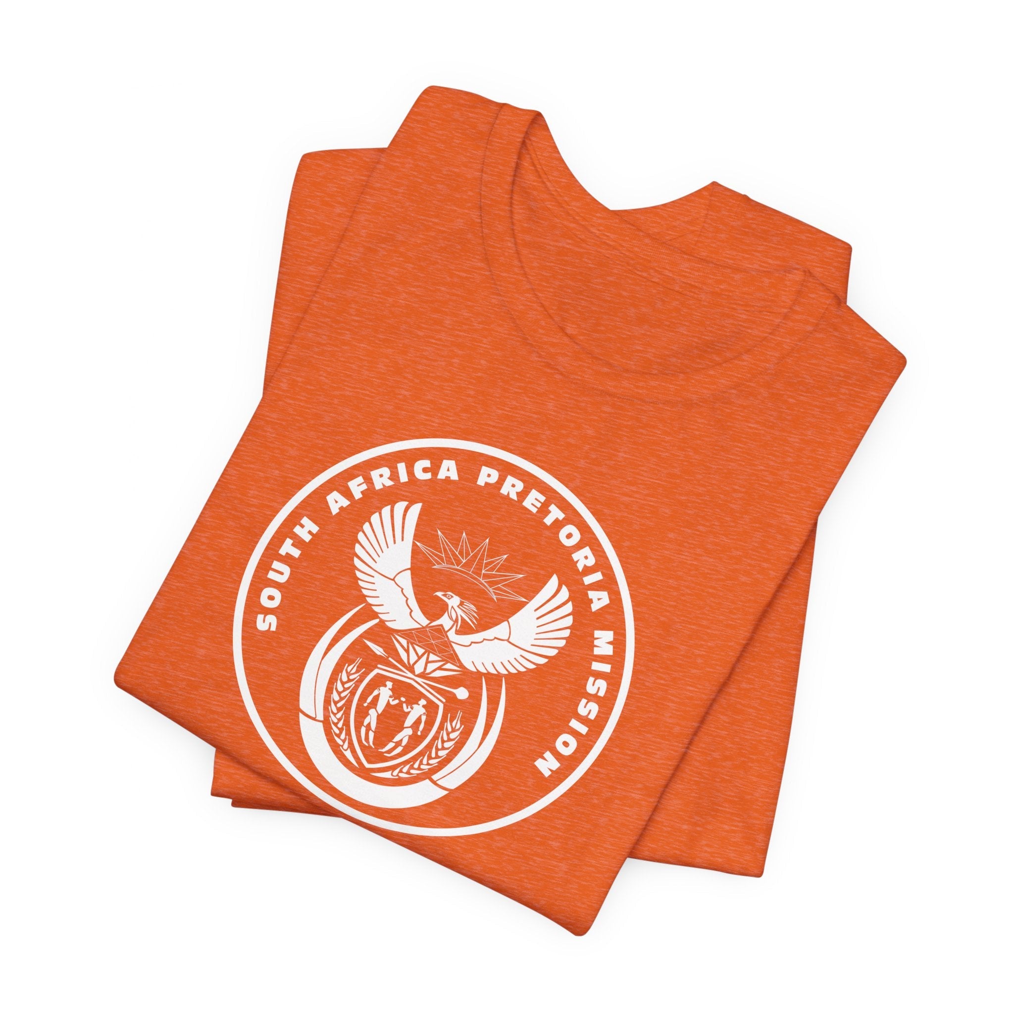 South Africa Pretoria Mission Circular Monochrome Logo T-Shirt - Mission Wishlist - LDS Missionary Gift Store