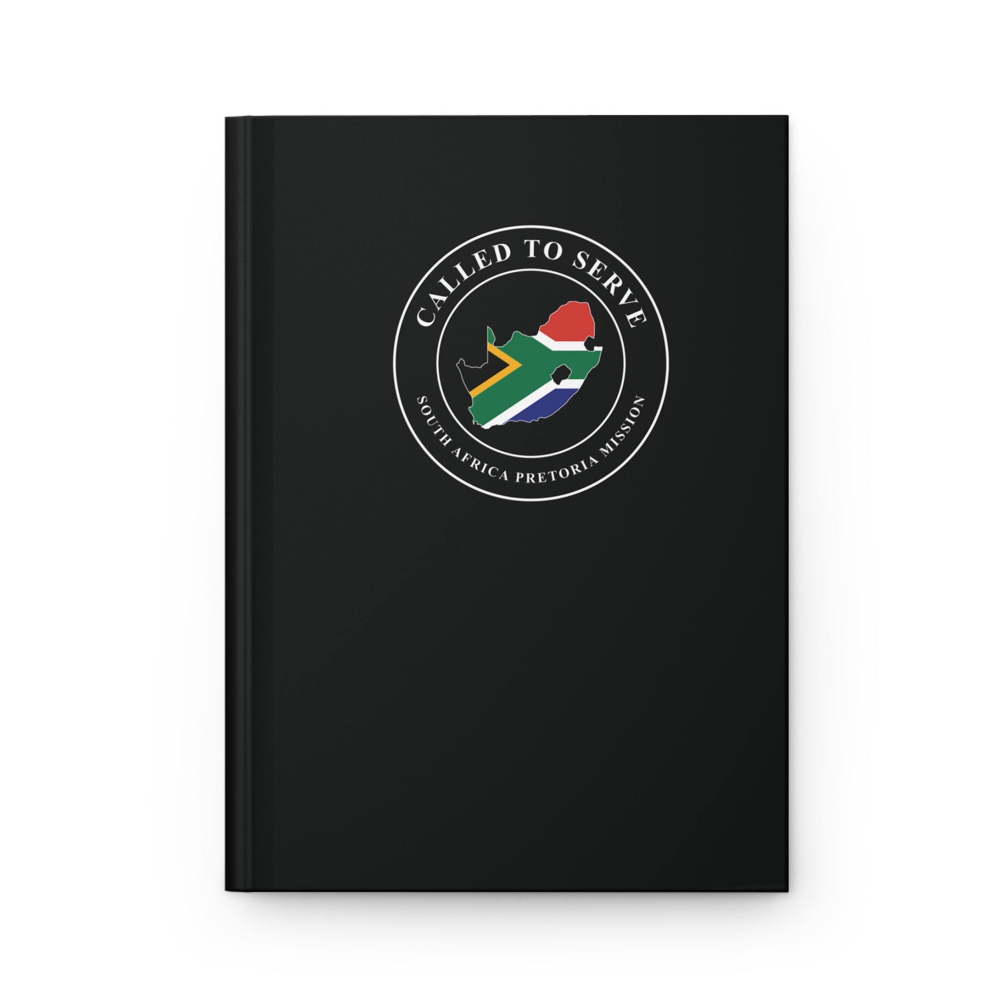 South Africa Pretoria Mission Flag Map Called to Serve Black Hardcover Journal Matte - Latter-Day Saint LDS Missionary Gift - Book of Mormon