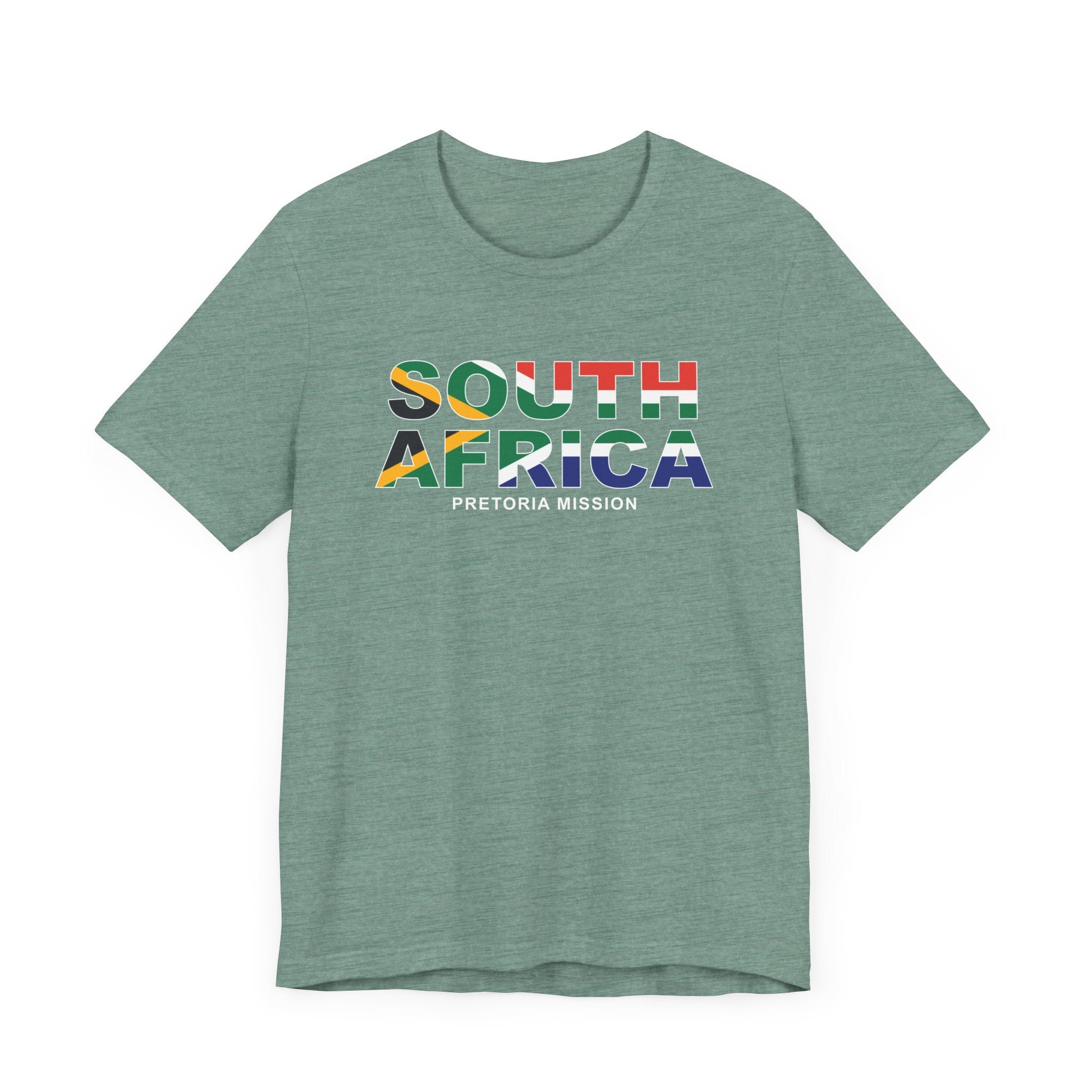 South Africa Pretoria Mission Flag Title T-shirt - Mission Wishlist - LDS Missionary Gift Store
