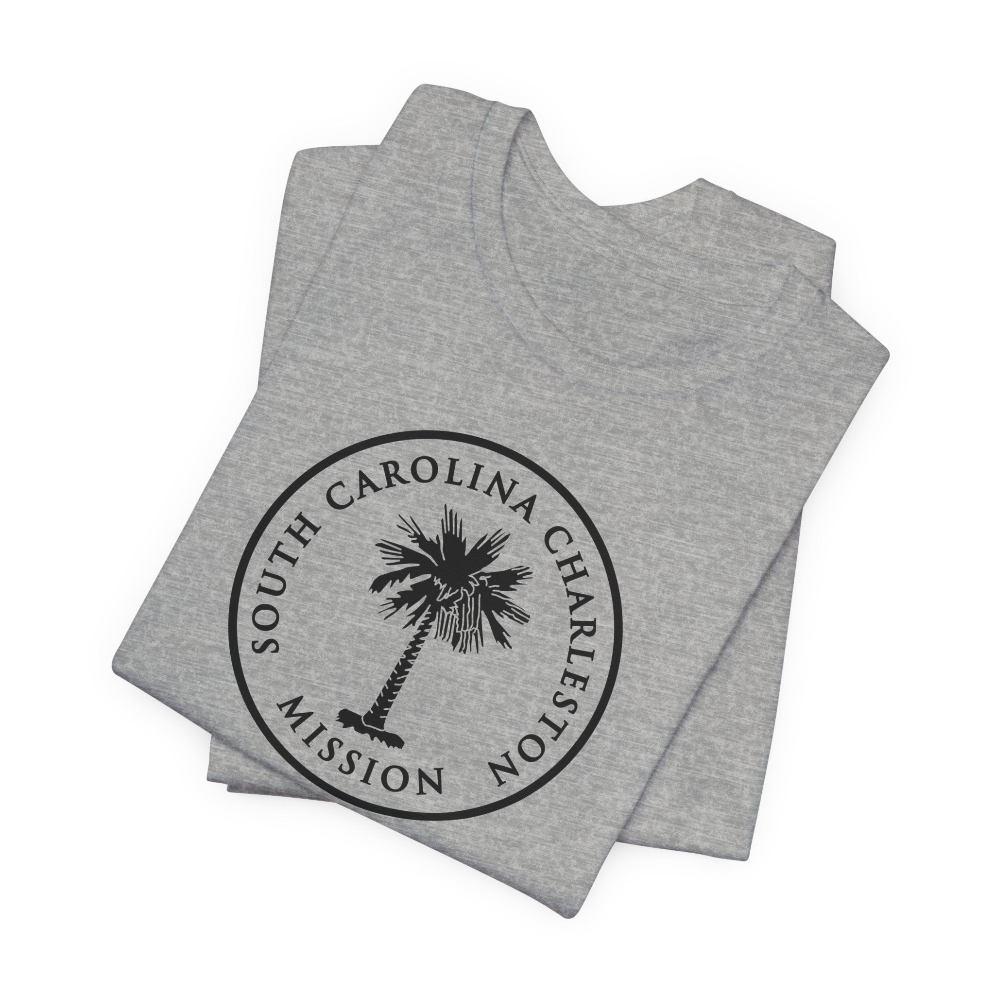 South Carolina Charleston Mission Circular Monochrome Logo T-Shirt - Mission Wishlist - LDS Missionary Gift Store