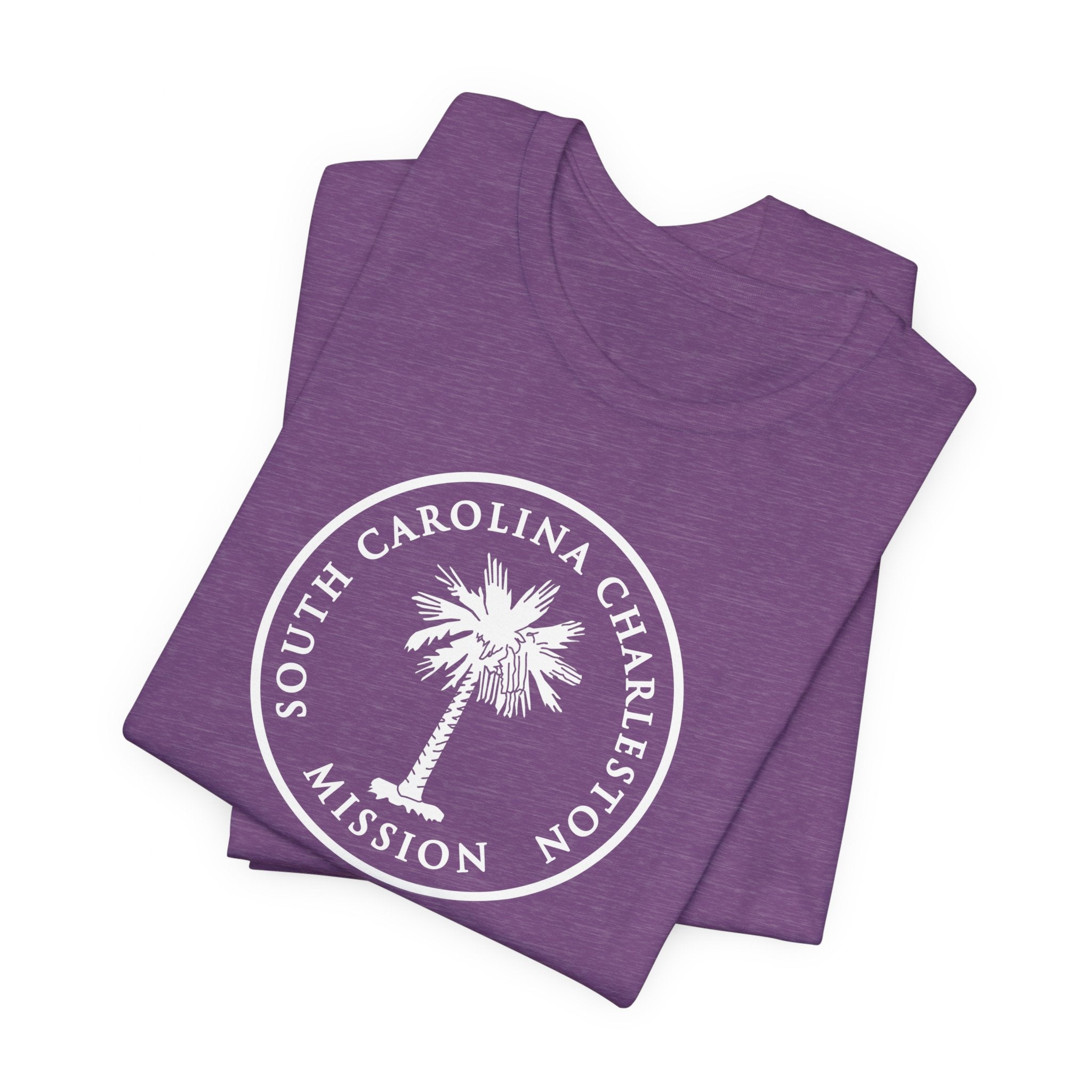 South Carolina Charleston Mission Circular Monochrome Logo T-Shirt - Mission Wishlist - LDS Missionary Gift Store