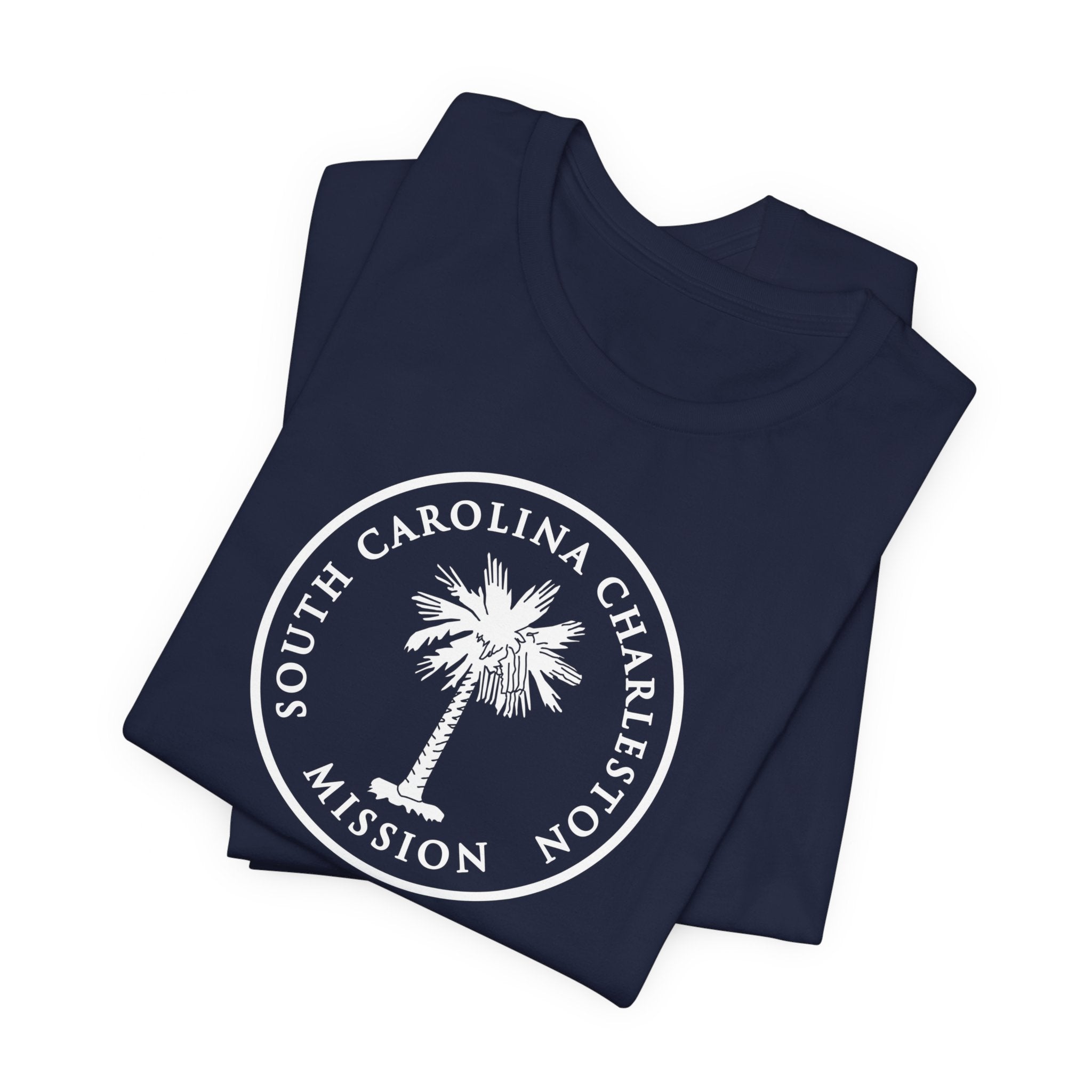South Carolina Charleston Mission Circular Monochrome Logo T-Shirt - Mission Wishlist - LDS Missionary Gift Store