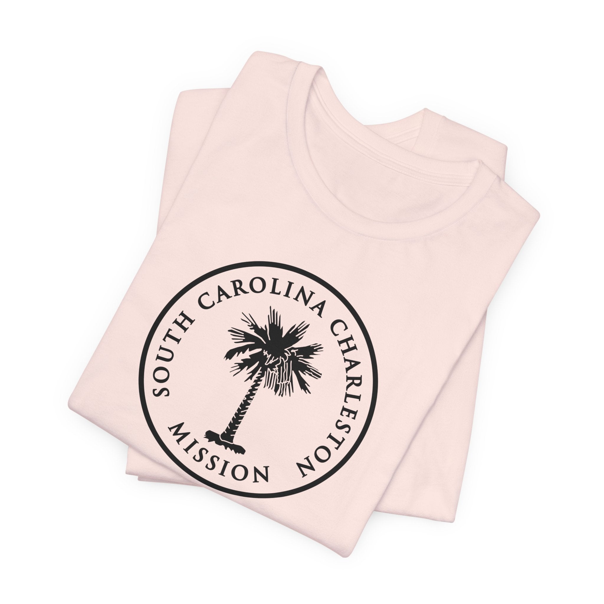 South Carolina Charleston Mission Circular Monochrome Logo T-Shirt - Mission Wishlist - LDS Missionary Gift Store