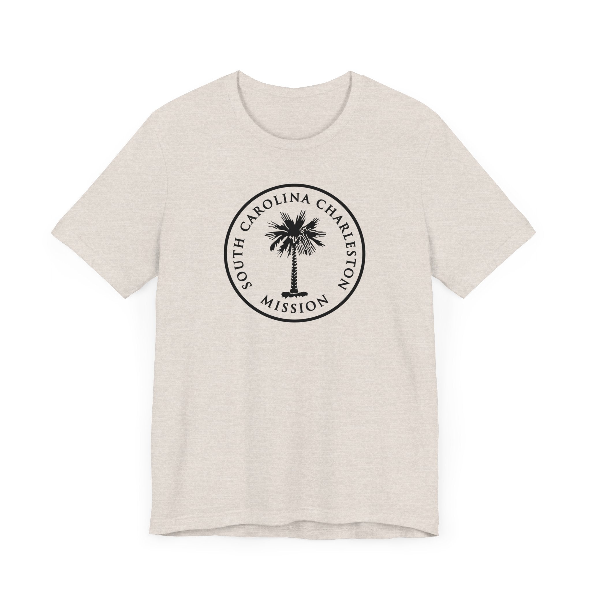South Carolina Charleston Mission Circular Monochrome Logo T-Shirt - Mission Wishlist - LDS Missionary Gift Store