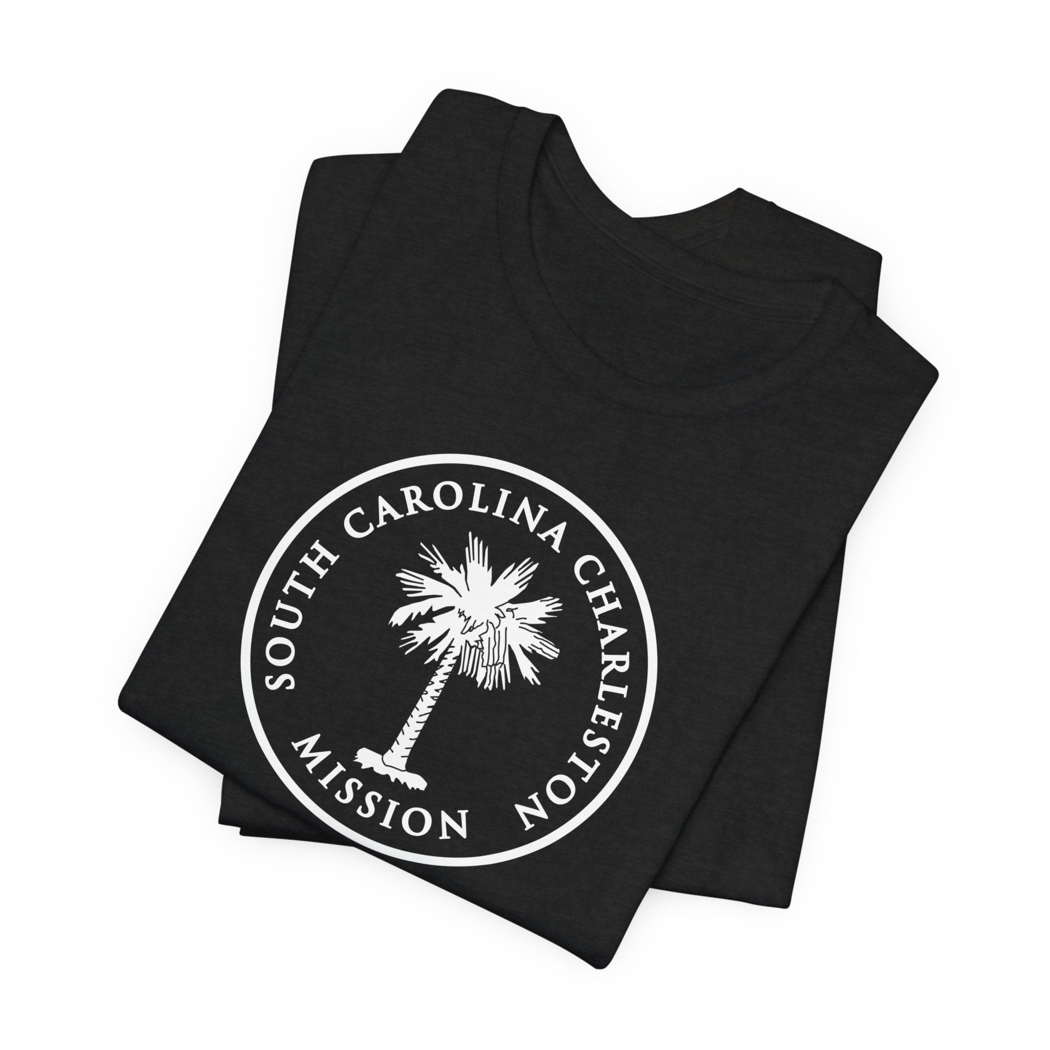 South Carolina Charleston Mission Circular Monochrome Logo T-Shirt - Mission Wishlist - LDS Missionary Gift Store