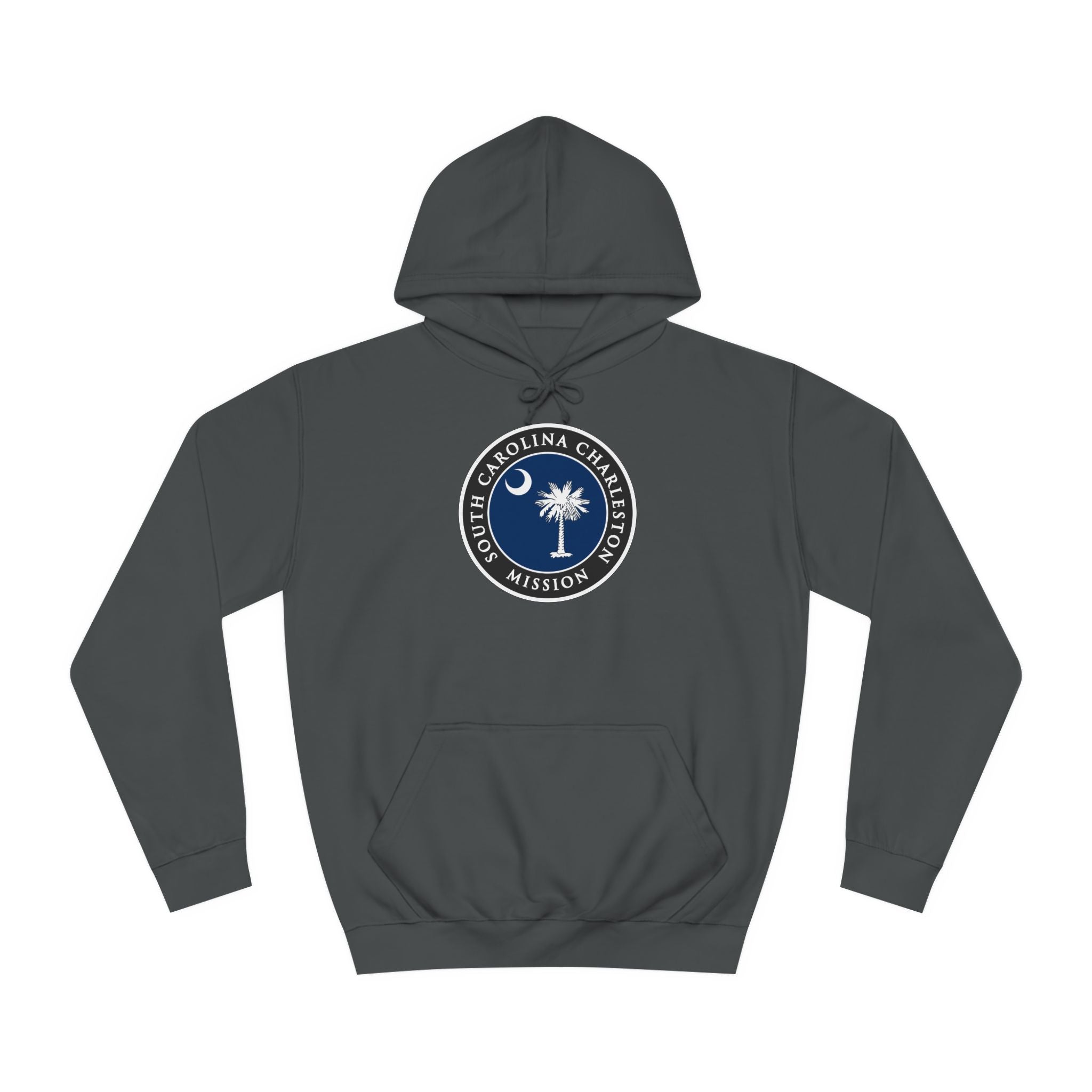South Carolina Charleston Mission State Flag Logo (Black Border) College Hoodie - Mission Wishlist - LDS Missionary Gift Store