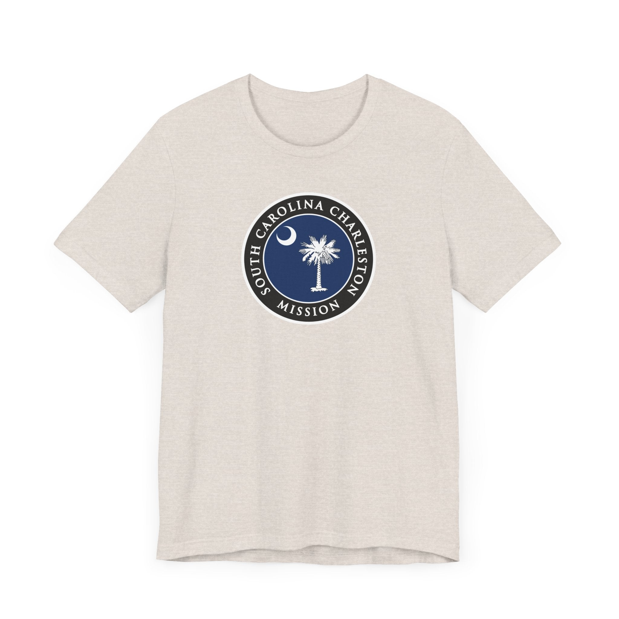 South Carolina Charleston Mission State Flag Logo (Black Border) T-shirt - Mission Wishlist - LDS Missionary Gift Store