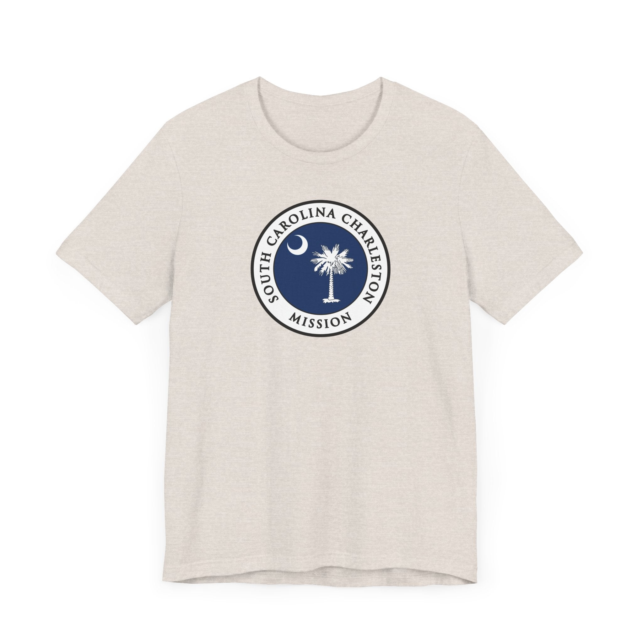South Carolina Charleston Mission State Flag Logo (White Border) T-shirt - Mission Wishlist - LDS Missionary Gift Store