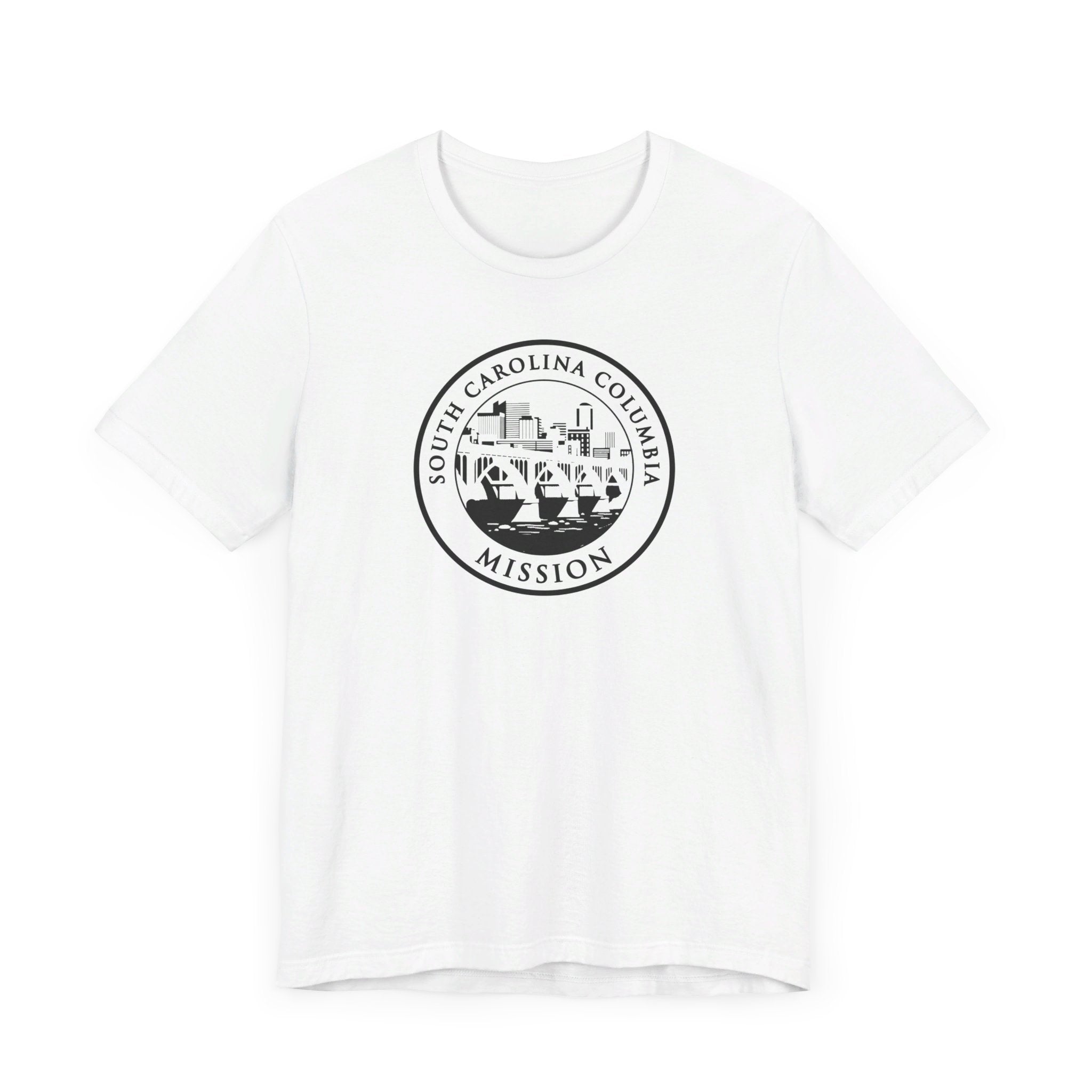South Carolina Columbia Mission Circular Monochrome Logo T-Shirt - Mission Wishlist - LDS Missionary Gift Store
