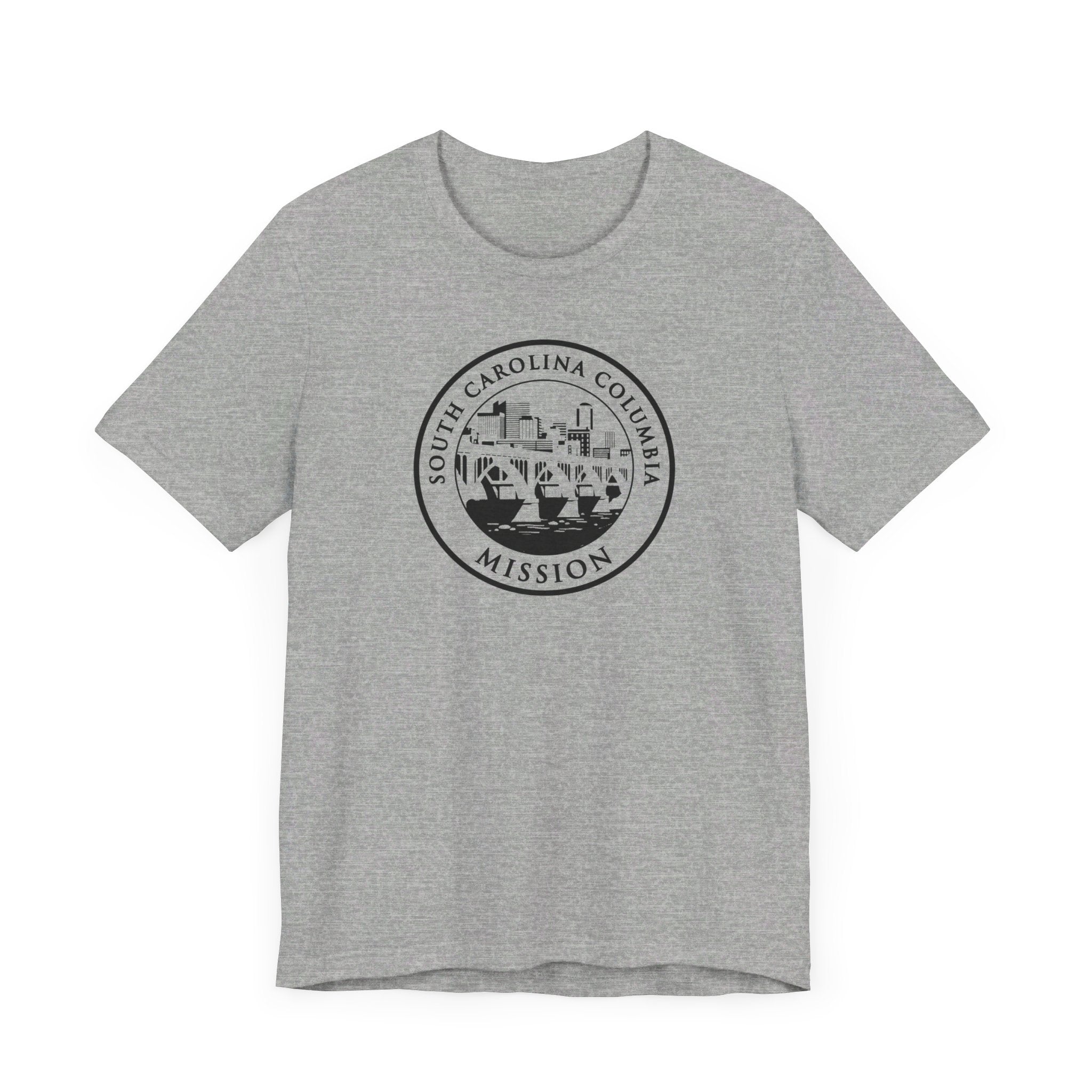 South Carolina Columbia Mission Circular Monochrome Logo T-Shirt - Mission Wishlist - LDS Missionary Gift Store