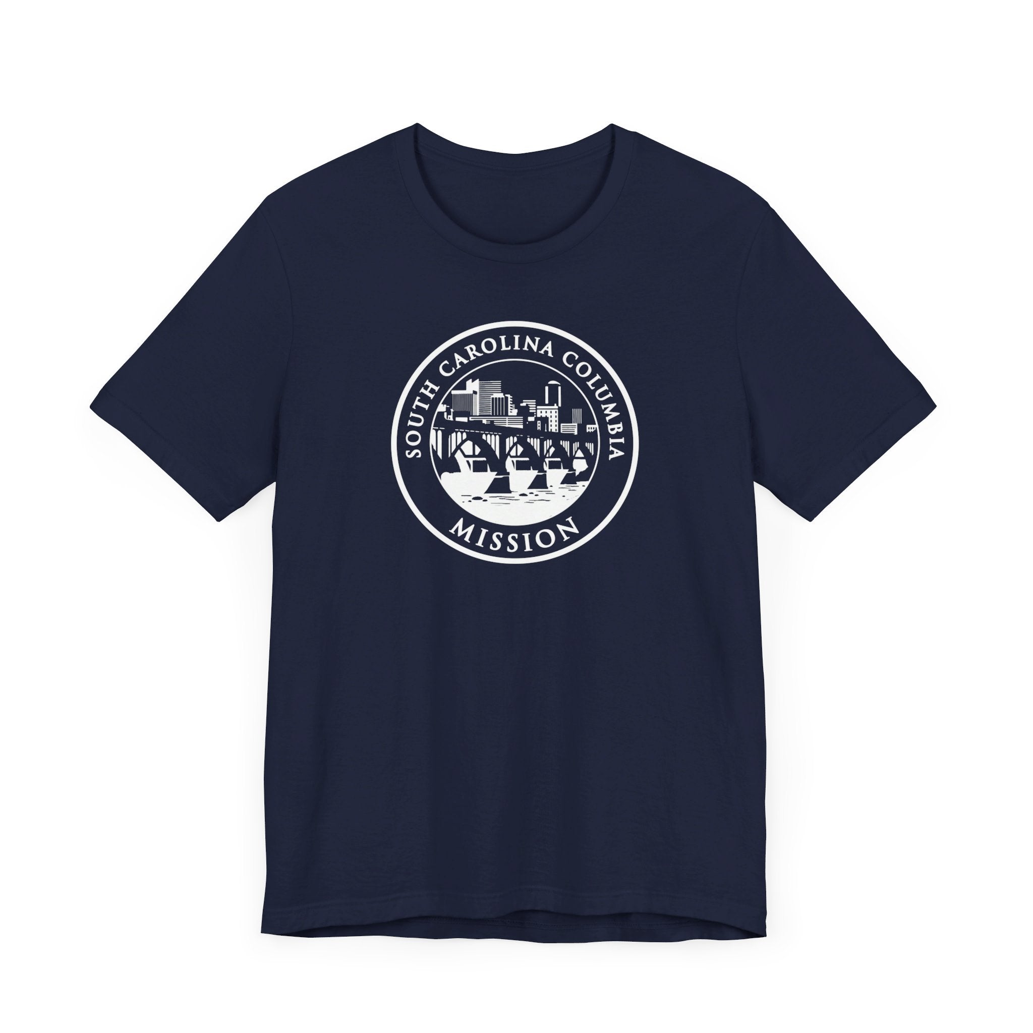 South Carolina Columbia Mission Circular Monochrome Logo T-Shirt - Mission Wishlist - LDS Missionary Gift Store