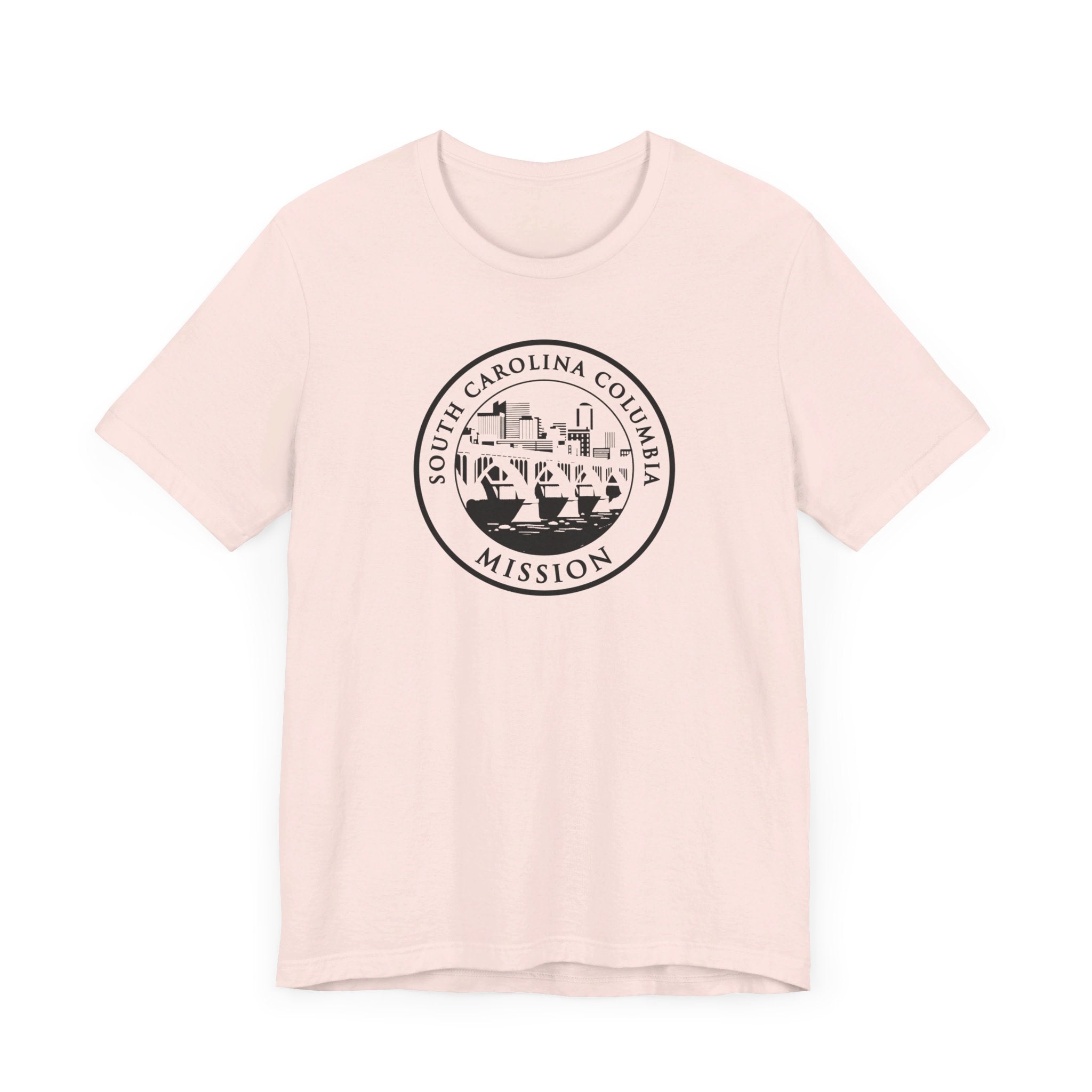 South Carolina Columbia Mission Circular Monochrome Logo T-Shirt - Mission Wishlist - LDS Missionary Gift Store