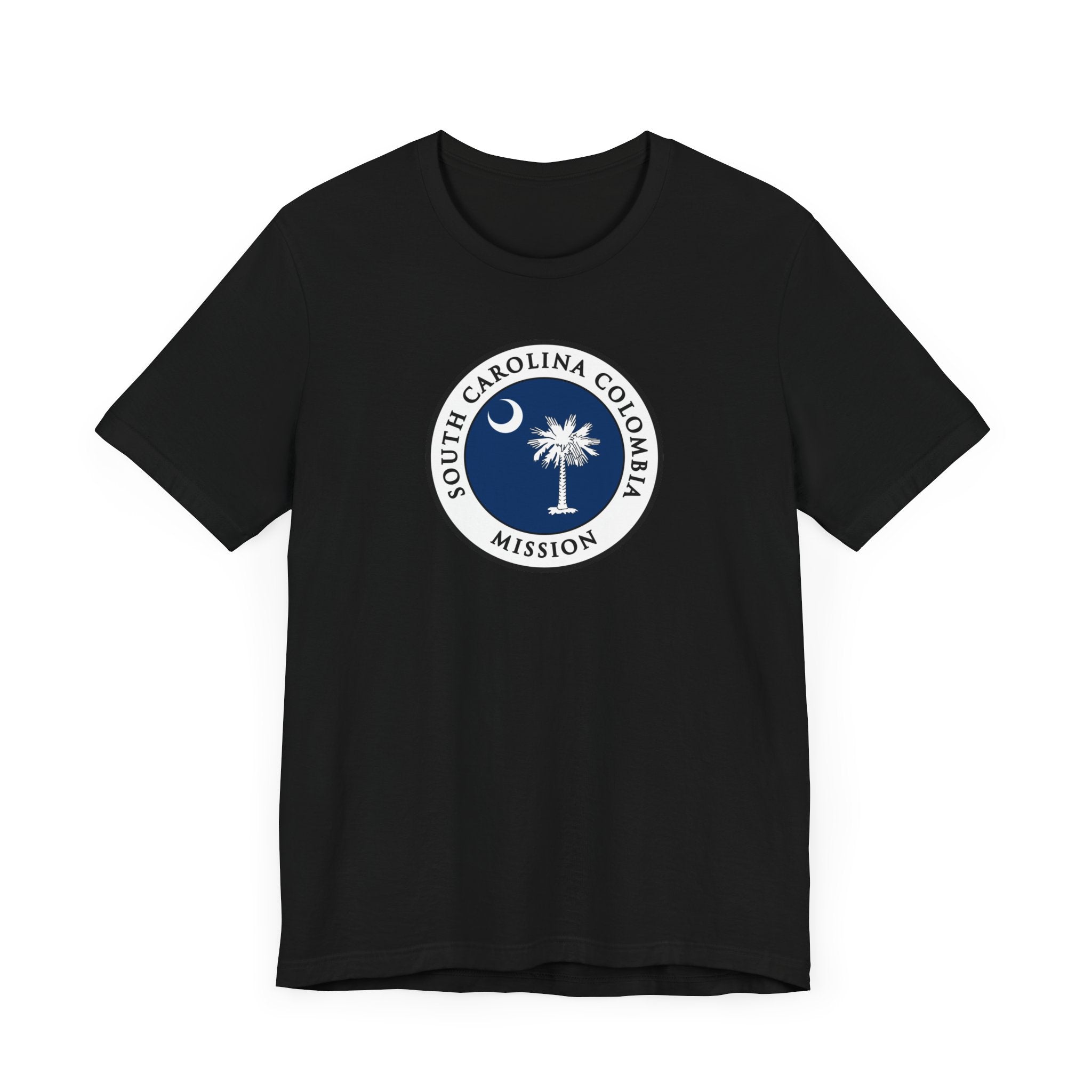 South Carolina Columbia Mission State Flag Logo (White Border) T-shirt - Mission Wishlist - LDS Missionary Gift Store