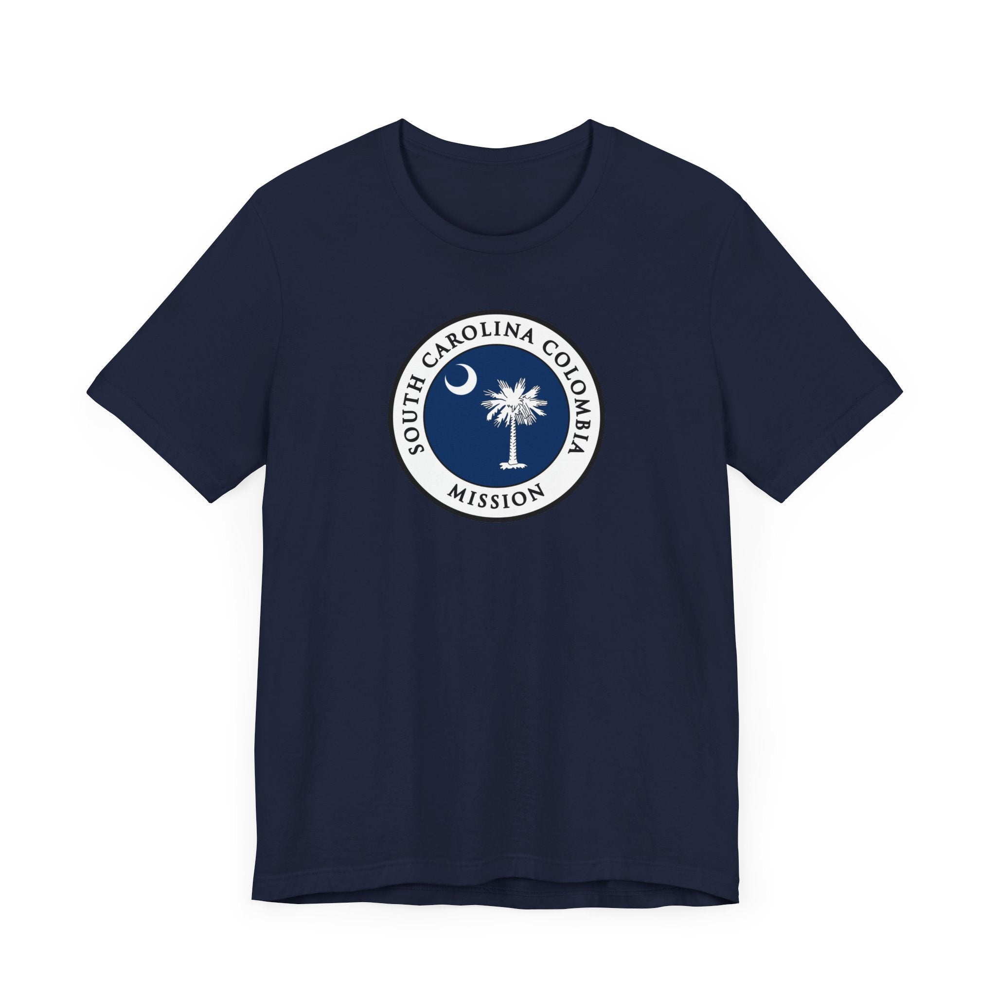 South Carolina Columbia Mission State Flag Logo (White Border) T-shirt - Mission Wishlist - LDS Missionary Gift Store