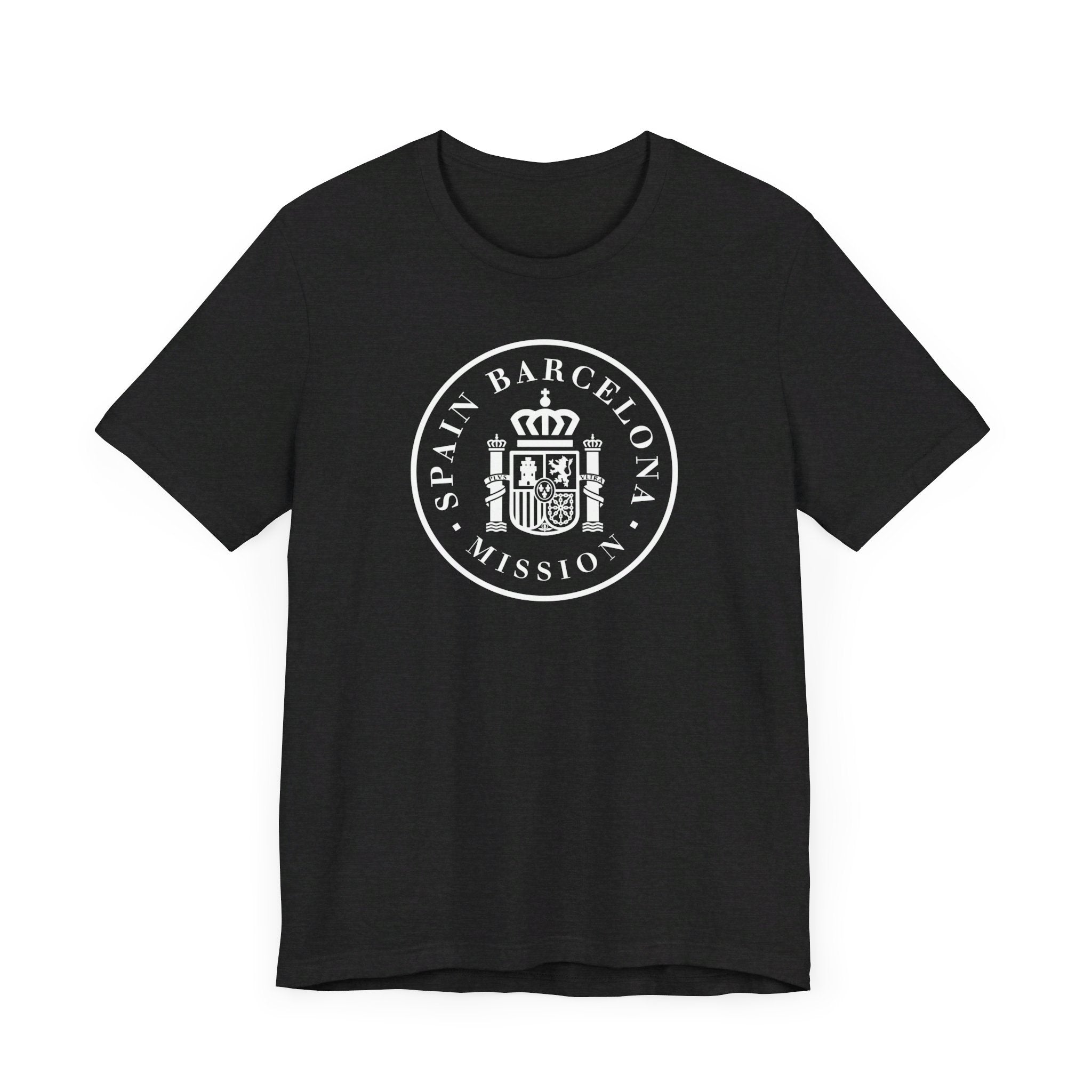 Spain Barcelona Mission Circular Monochrome Logo T-Shirt - Mission Wishlist - LDS Missionary Gift Store