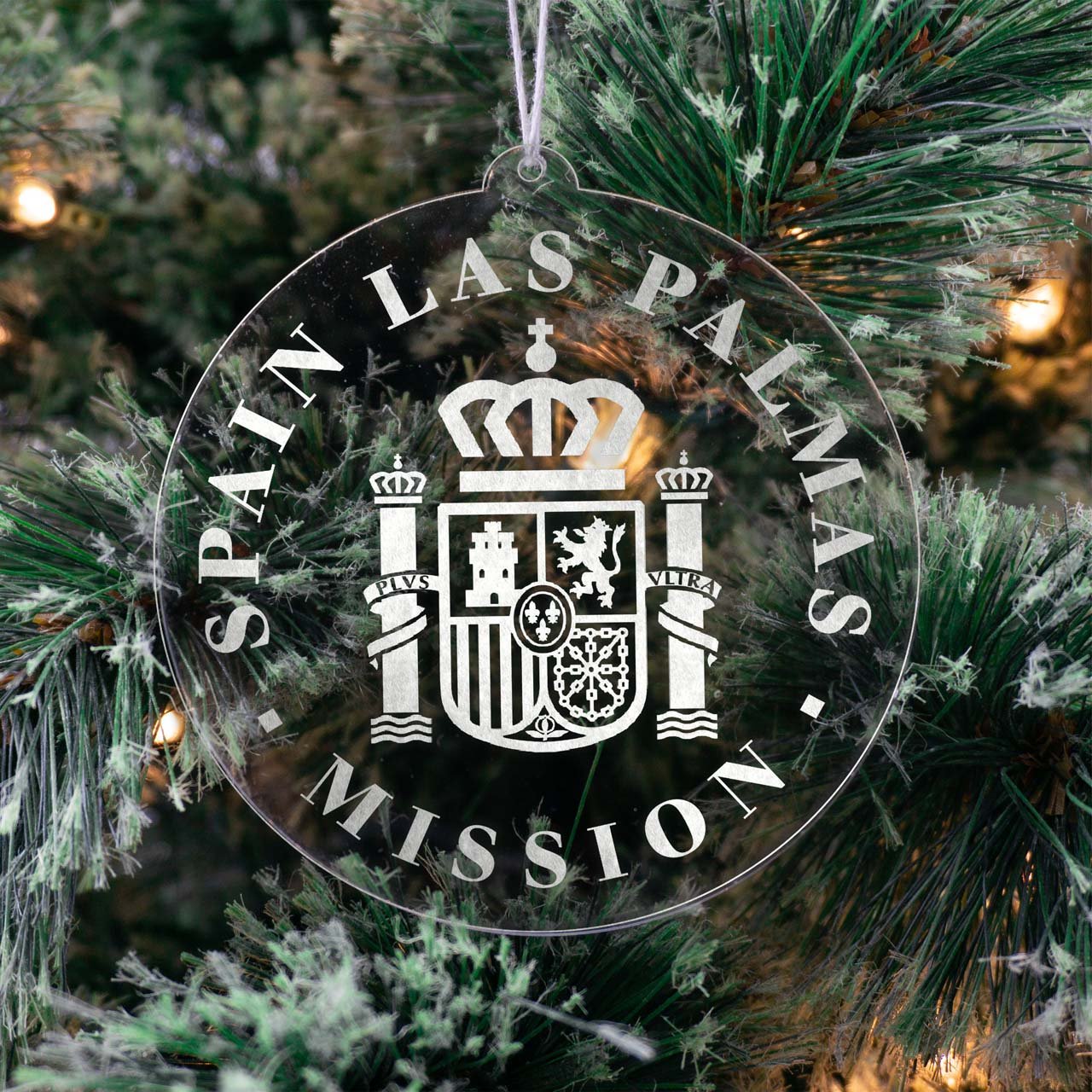 Spain Las Palmas Mission Christmas Ornament - Latter-Day Saint LDS Missionary Gift - Book of Mormon