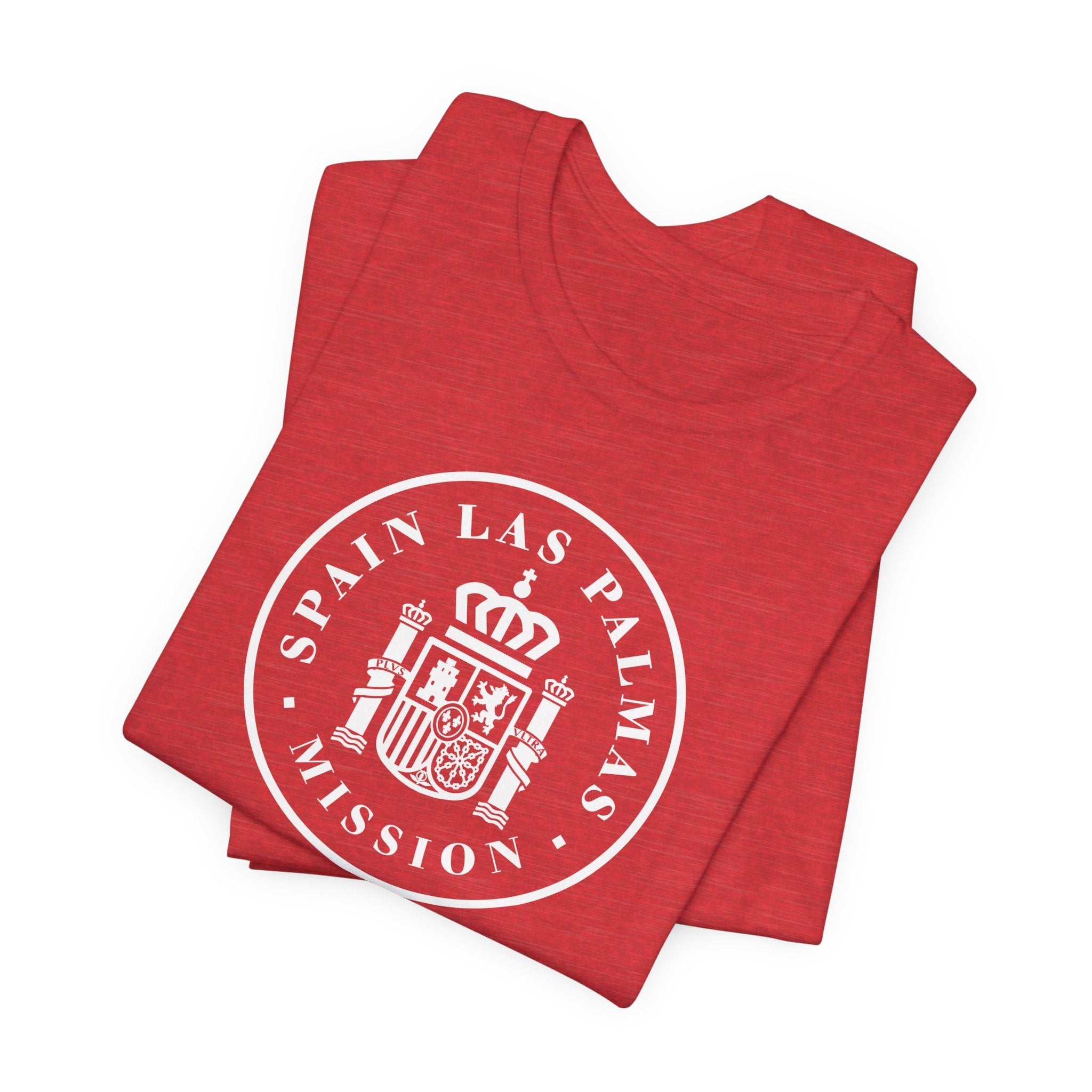 Spain Las Palmas Mission Circular Monochrome Logo T-Shirt - Mission Wishlist - LDS Missionary Gift Store