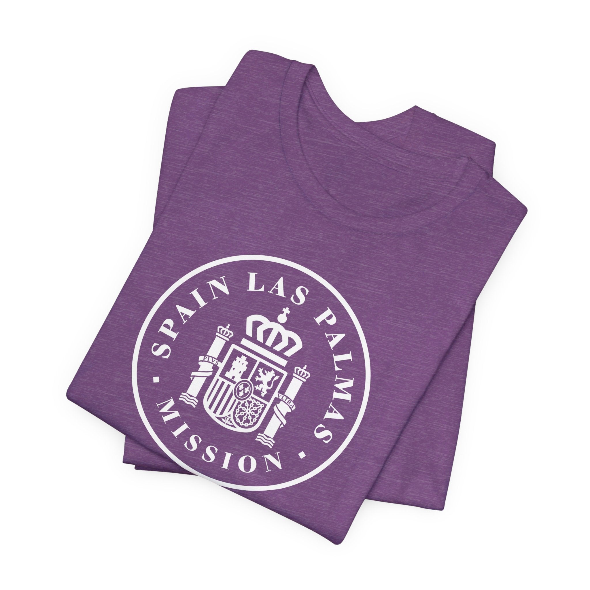 Spain Las Palmas Mission Circular Monochrome Logo T-Shirt - Mission Wishlist - LDS Missionary Gift Store