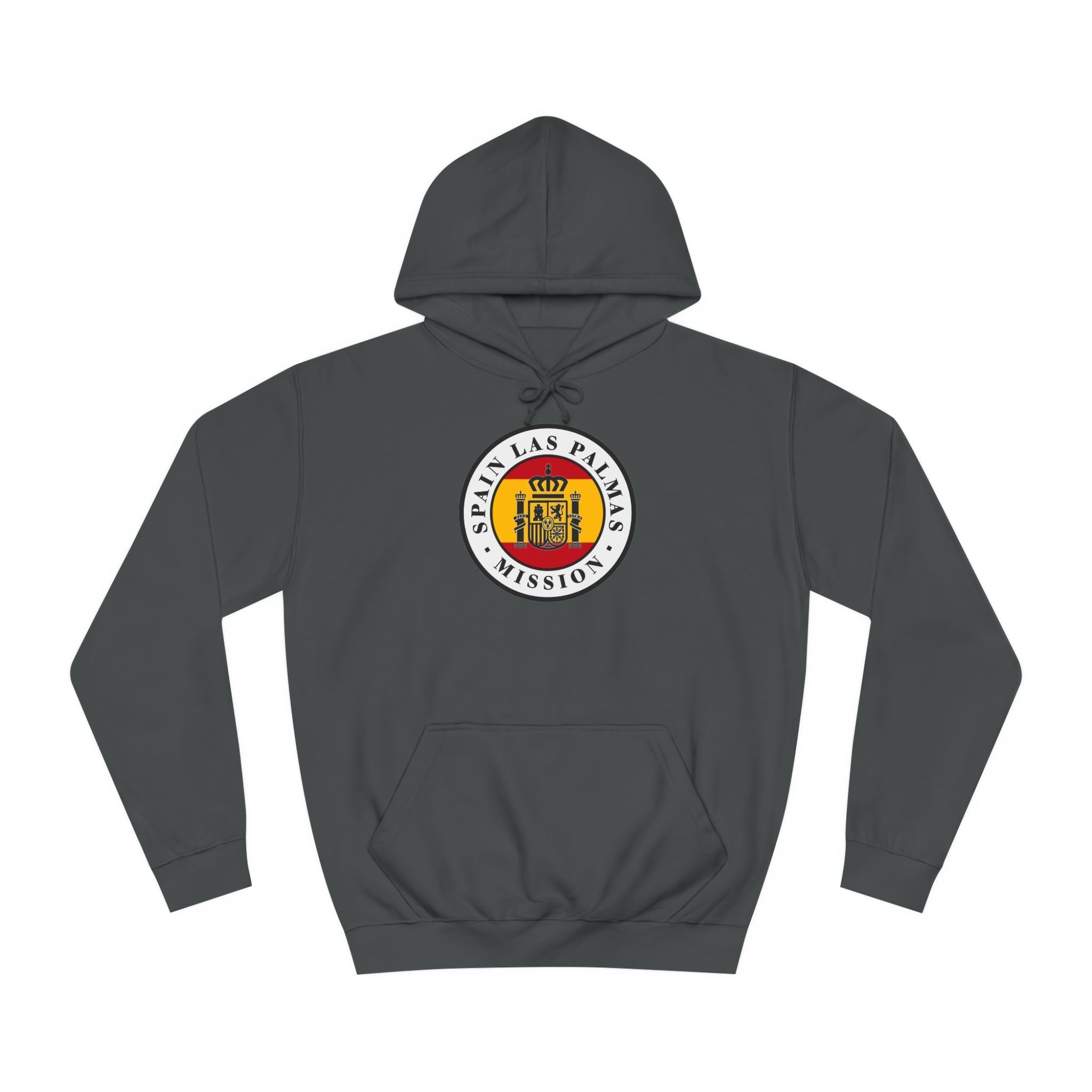 Spain Las Palmas Mission Flag Logo (White Border) College Hoodie - Mission Wishlist - LDS Missionary Gift Store