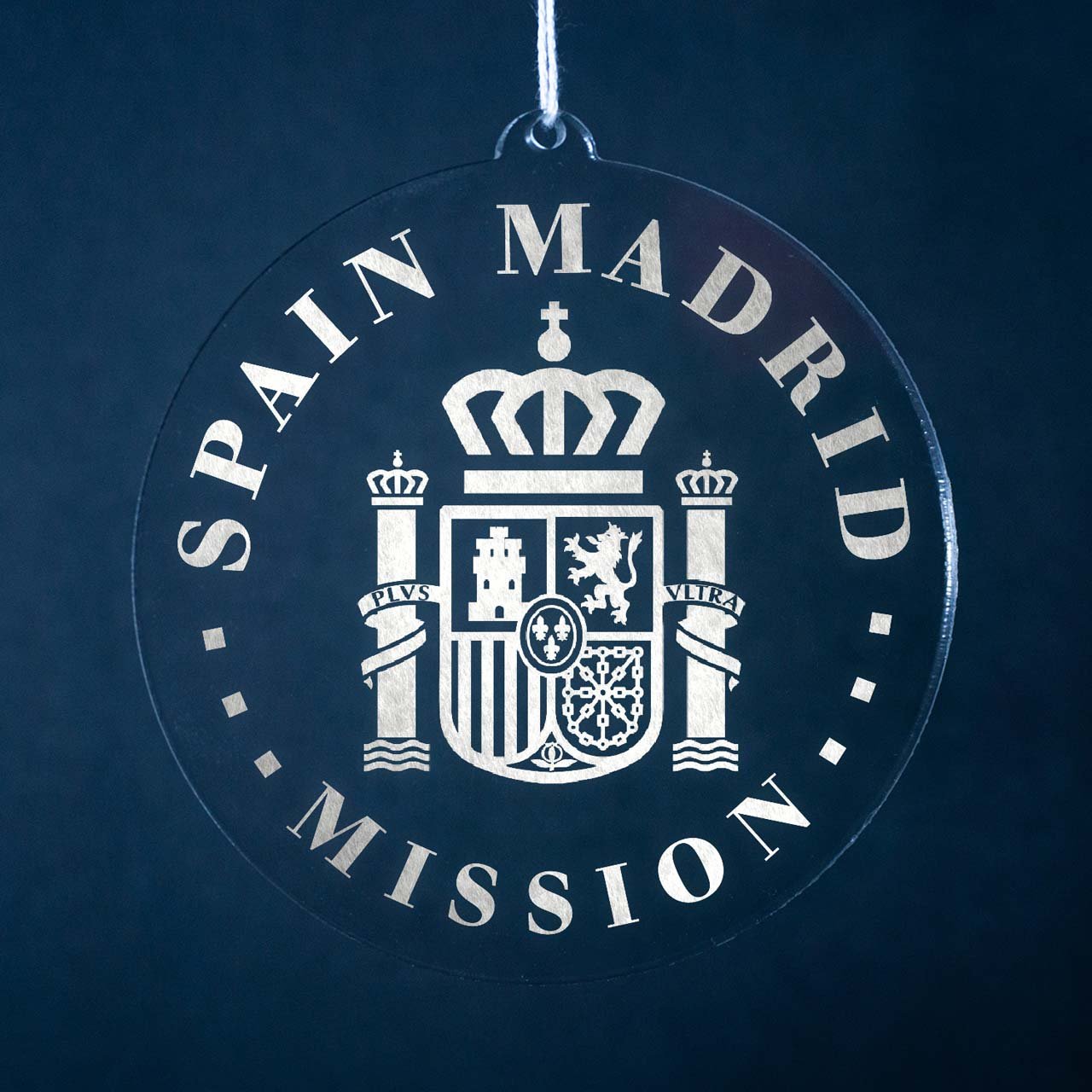 Spain Madrid Mission Christmas Ornament - Latter-Day Saint LDS Missionary Gift - Book of Mormon
